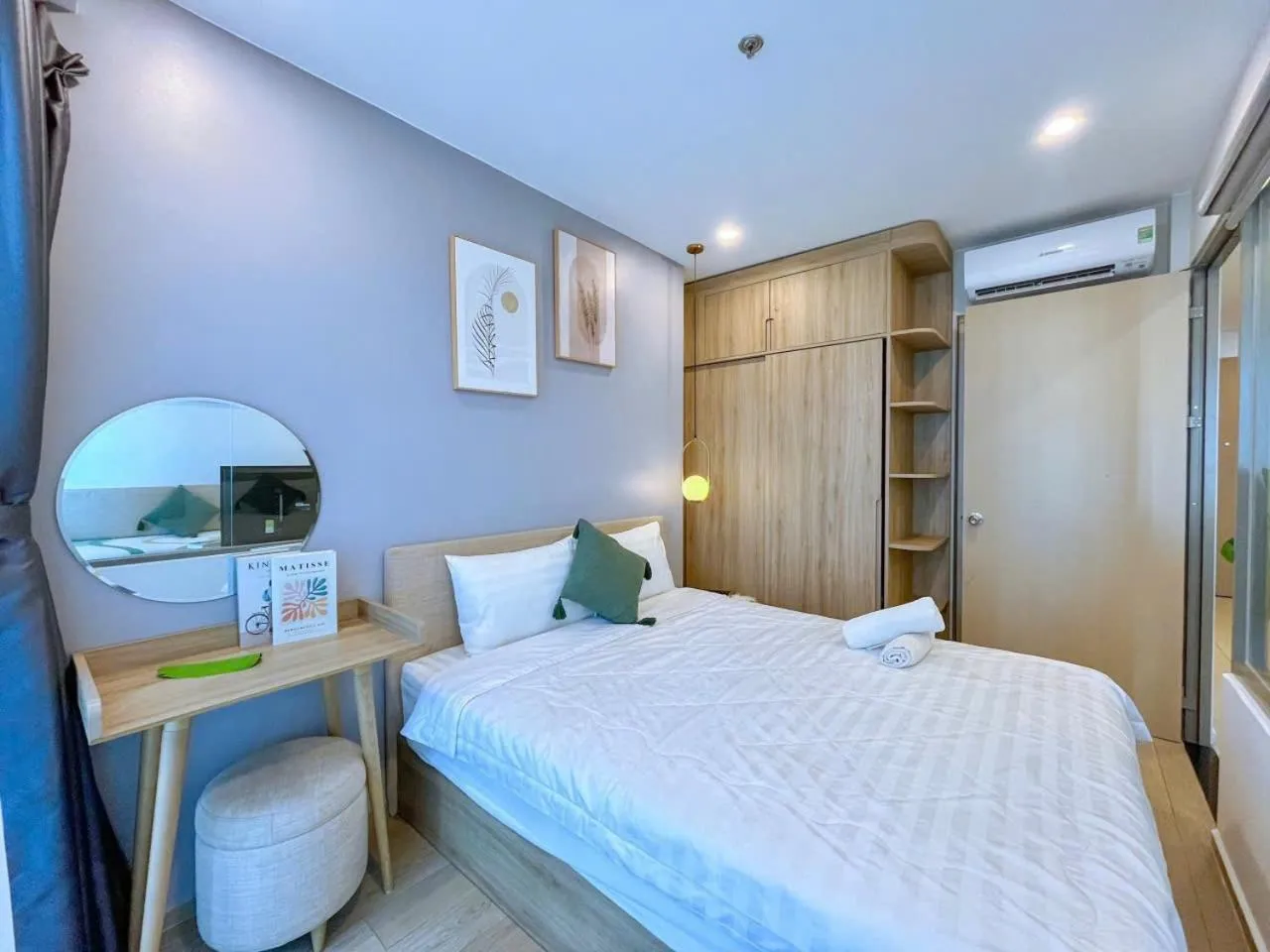 Bed in The Sóng Vũng Tàu - Thương's Homestay