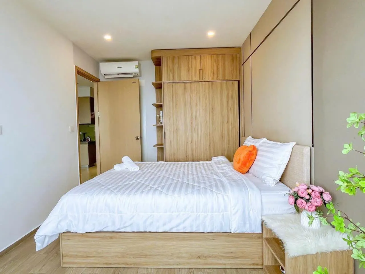 Bed in The Sóng Vũng Tàu - Thương's Homestay