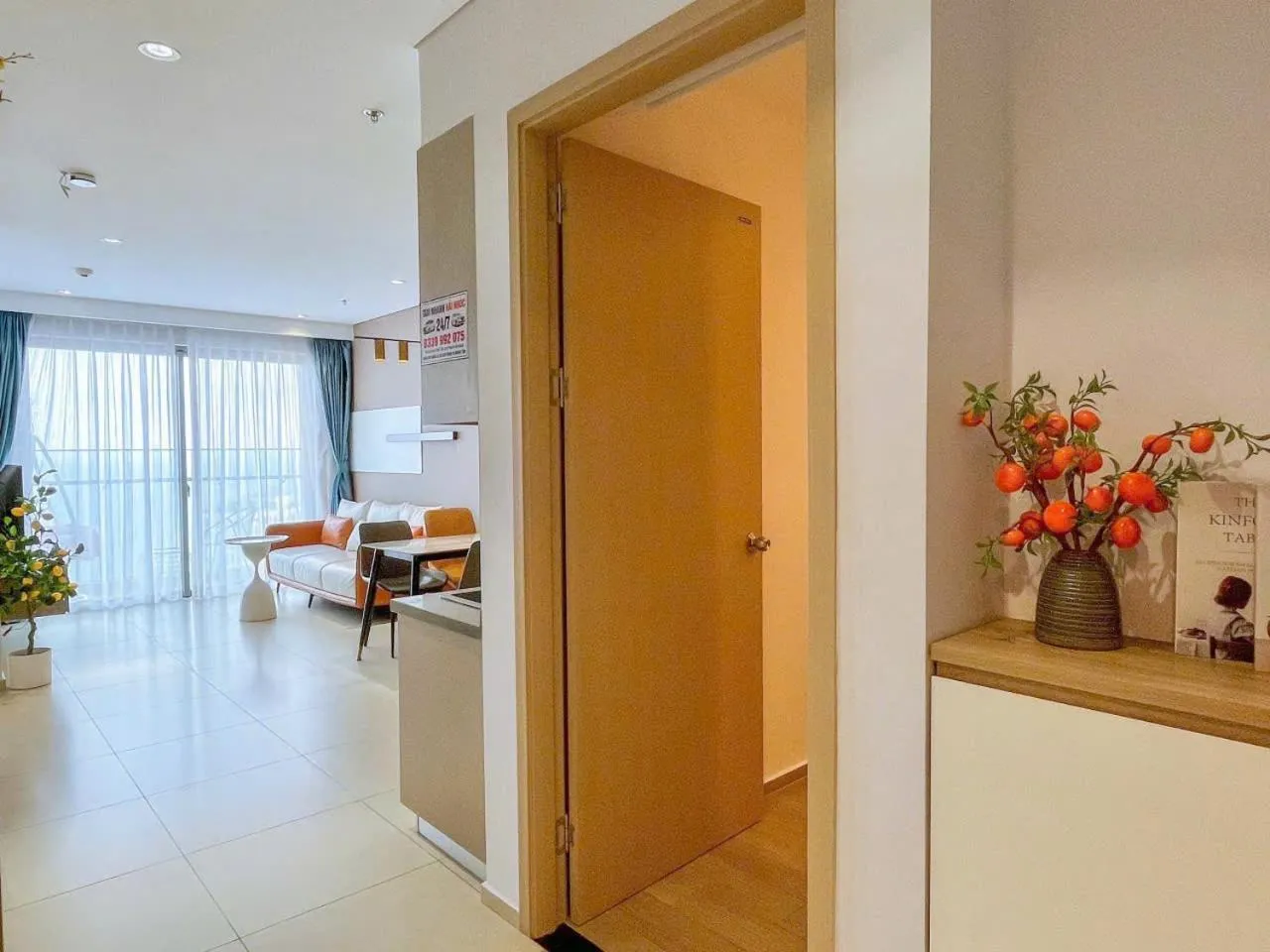 Kitchen or kitchenette in The Sóng Vũng Tàu - Thương's Homestay