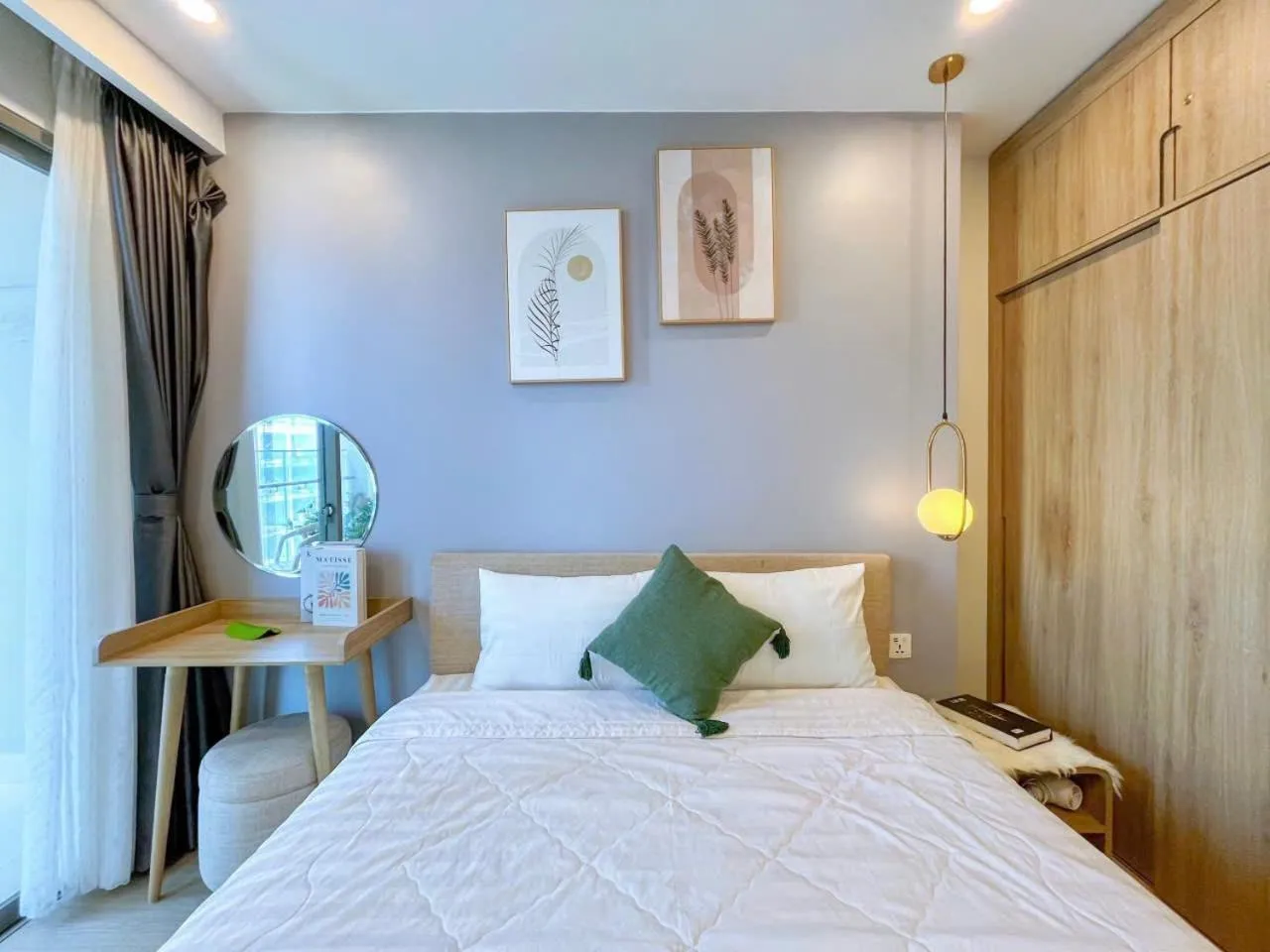 Bed in The Sóng Vũng Tàu - Thương's Homestay