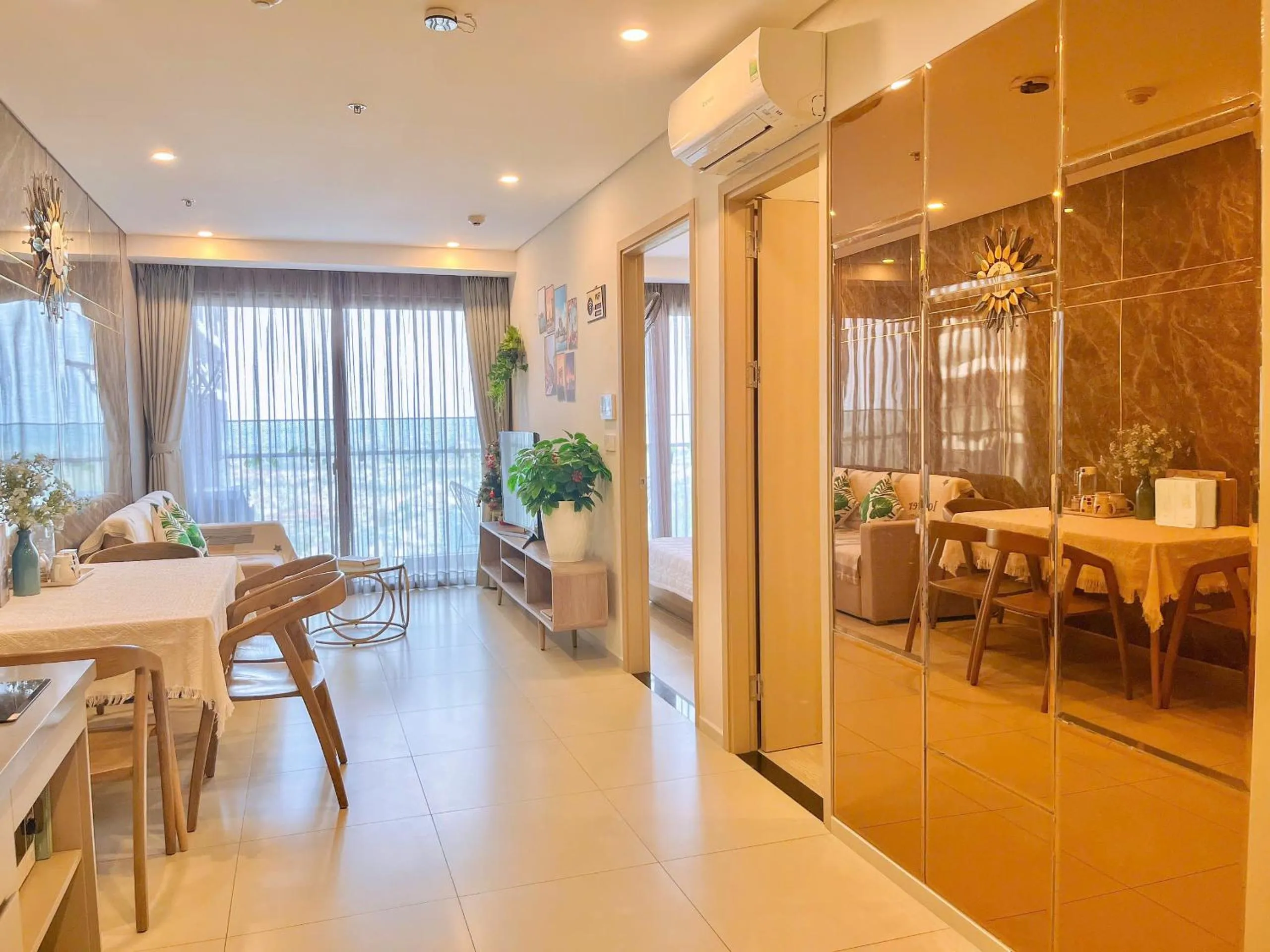 Kitchen or kitchenette in The Sóng Vũng Tàu - Thương's Homestay