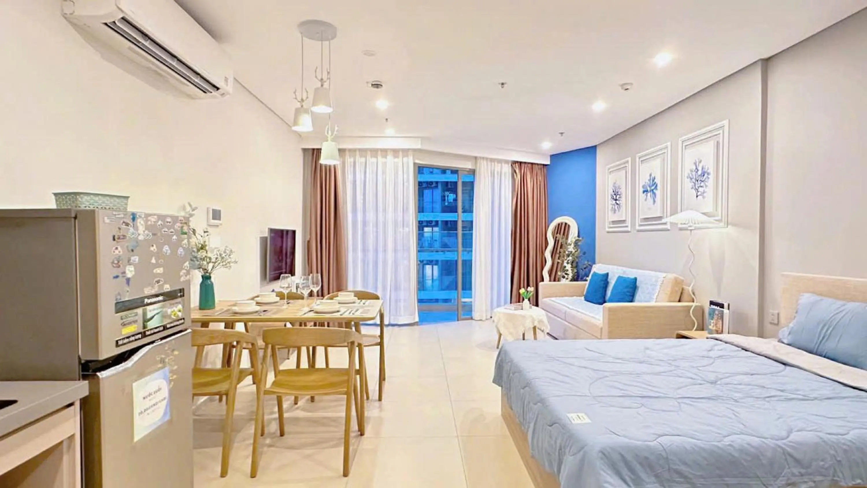 Bed in The Sóng Vũng Tàu - Thương's Homestay