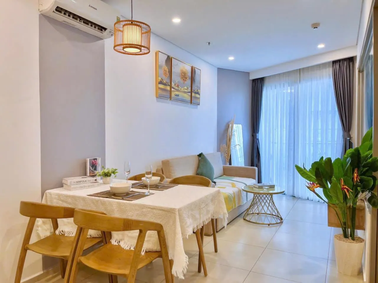 Living room in The Sóng Vũng Tàu - Thương's Homestay