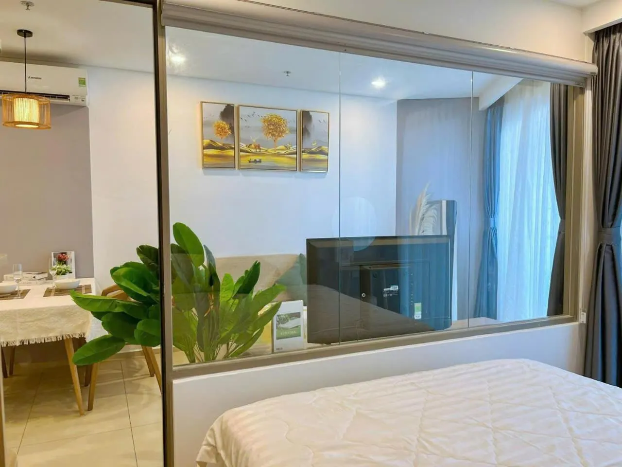 Communal lounge/ TV room in The Sóng Vũng Tàu - Thương's Homestay