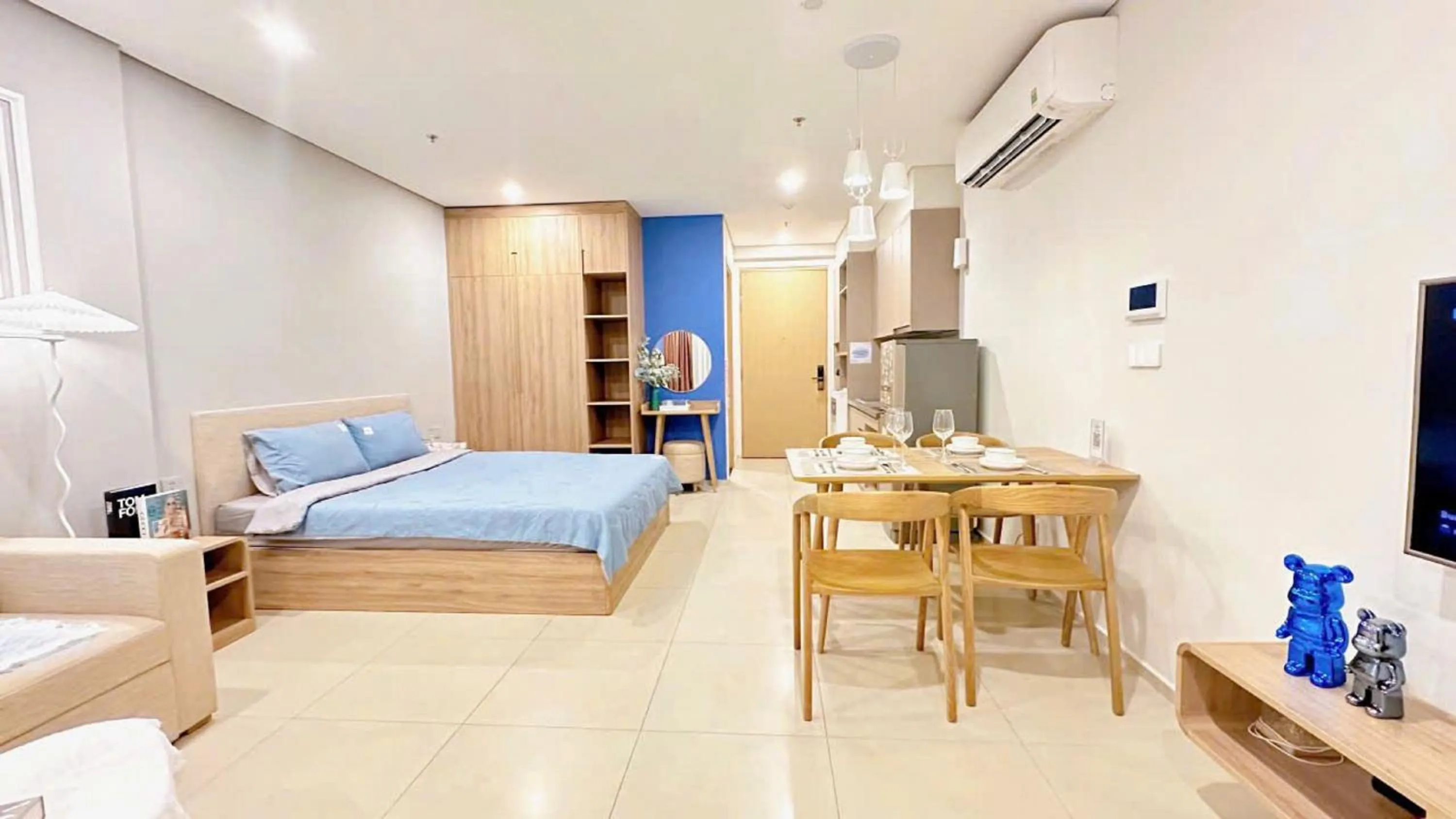 Bed in The Sóng Vũng Tàu - Thương's Homestay