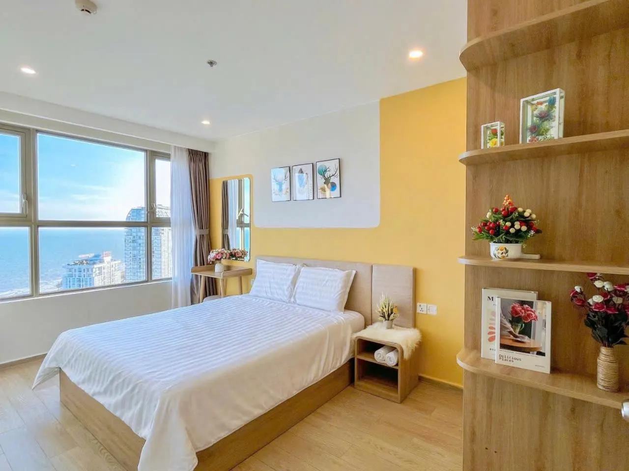 Bed in The Sóng Vũng Tàu - Thương's Homestay