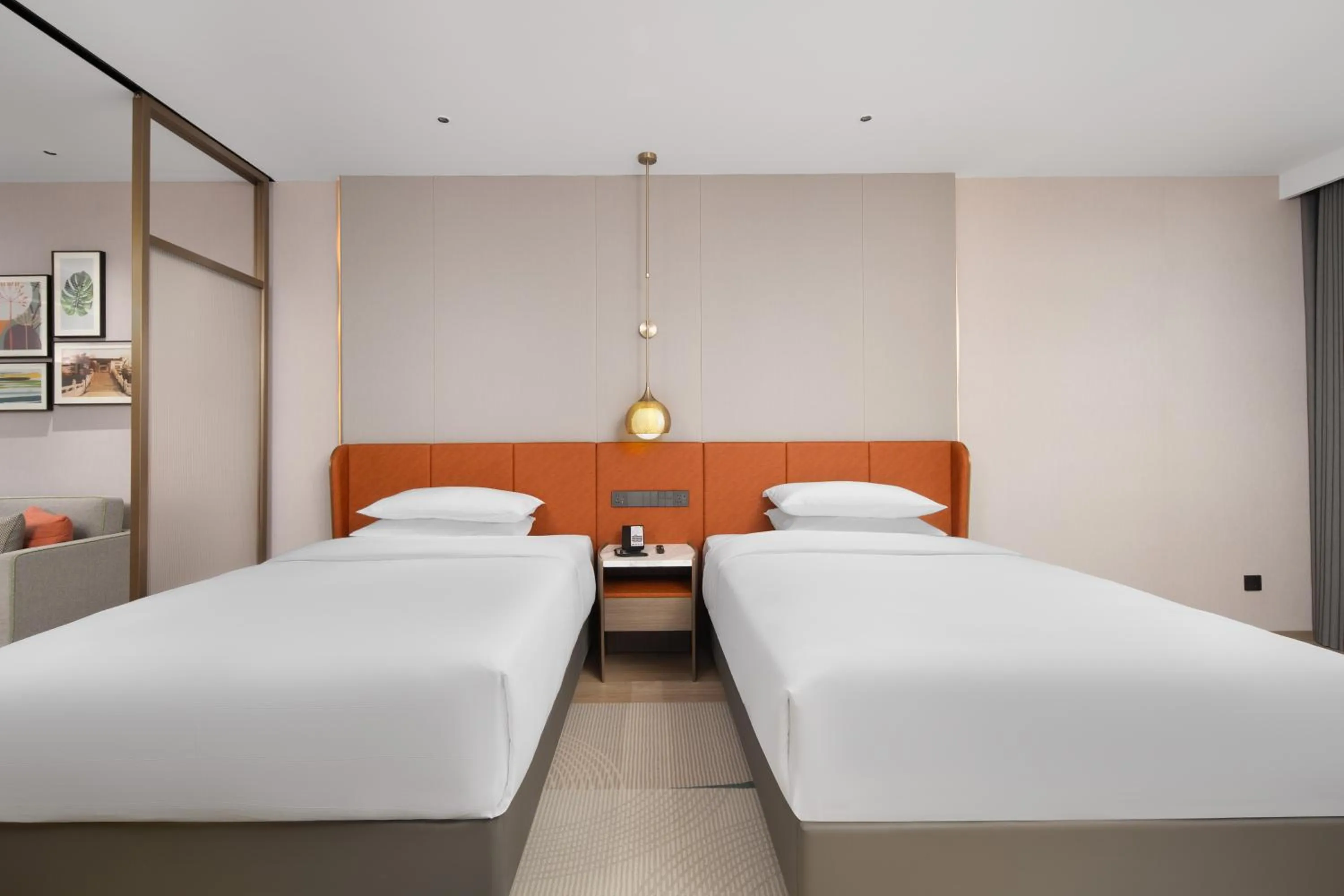 Bed in Home2 Suite by Hilton Hengyang Zhenxiang