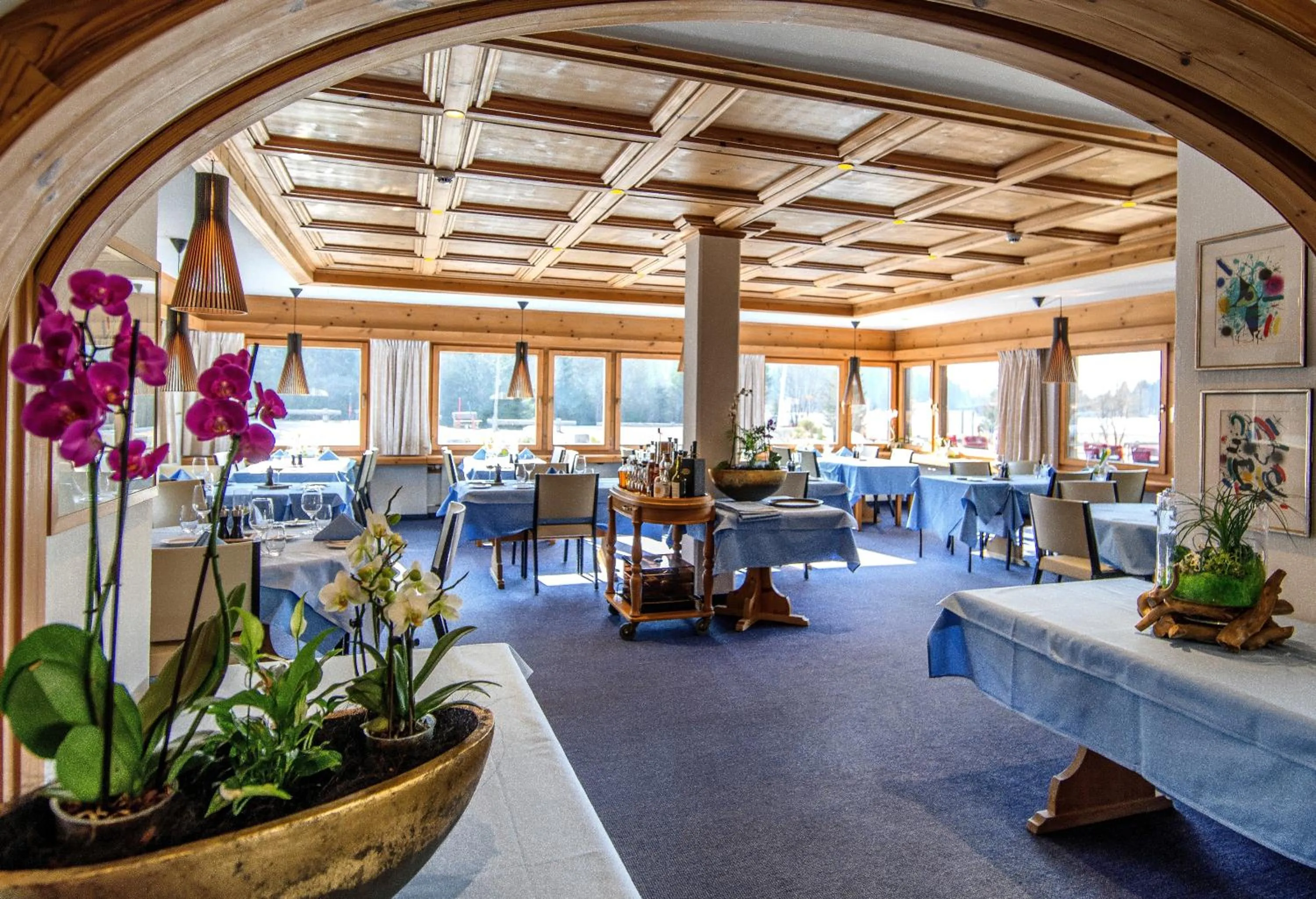Restaurant/places to eat in Hotel Seehof direkt am Heidsee