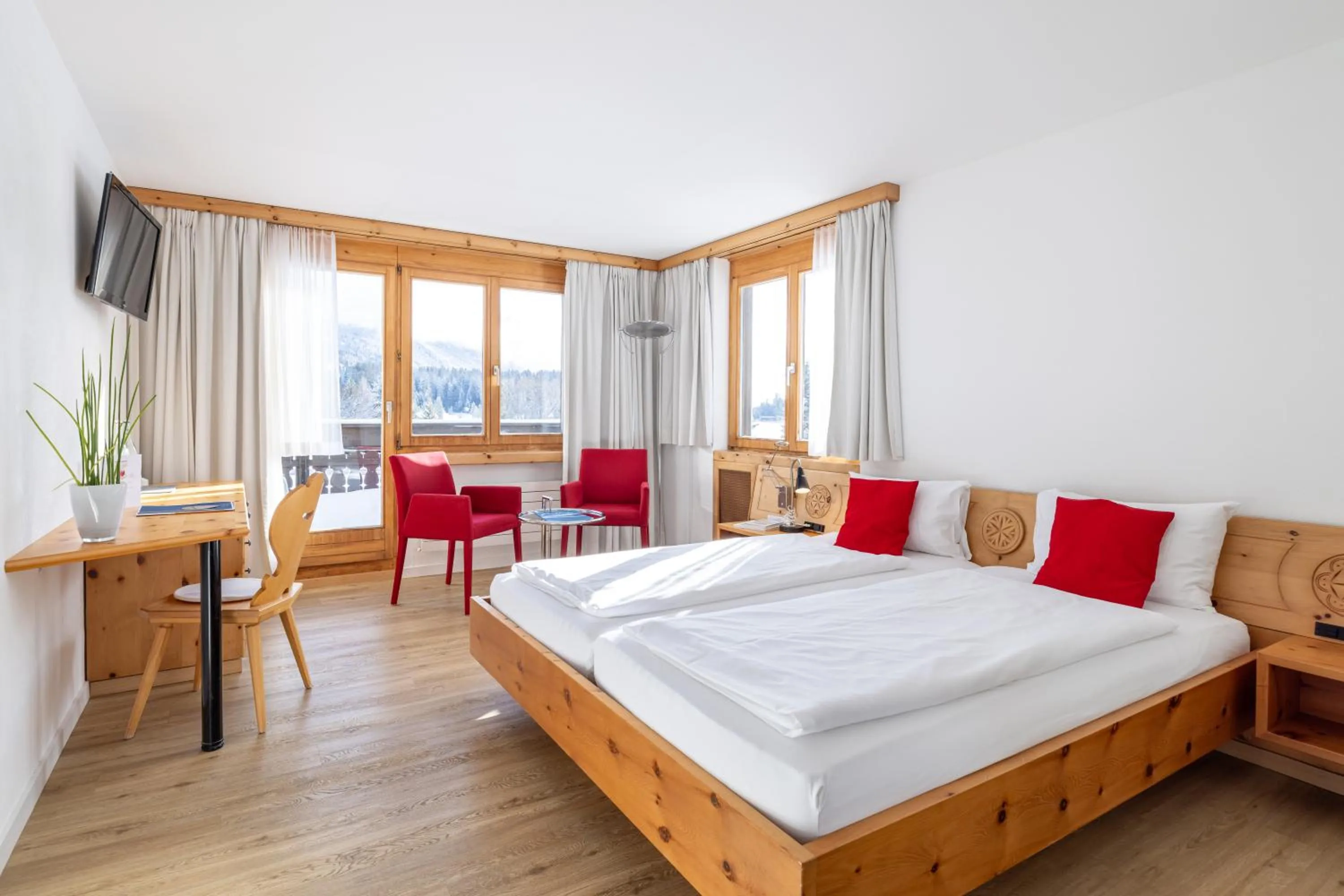 Bed in Hotel Seehof direkt am Heidsee