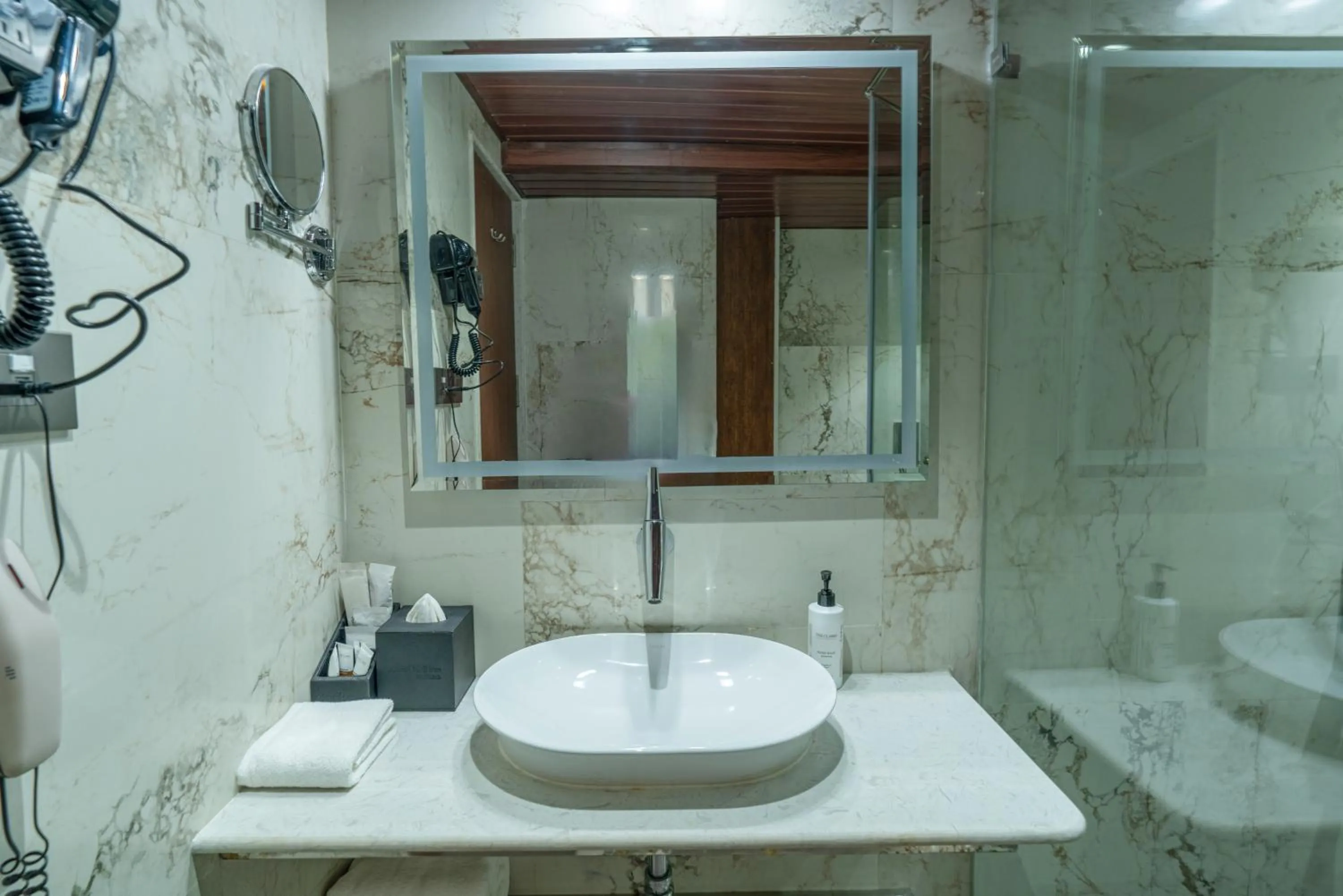Bathroom in Clarks Inn Suites Hyderabad Airport