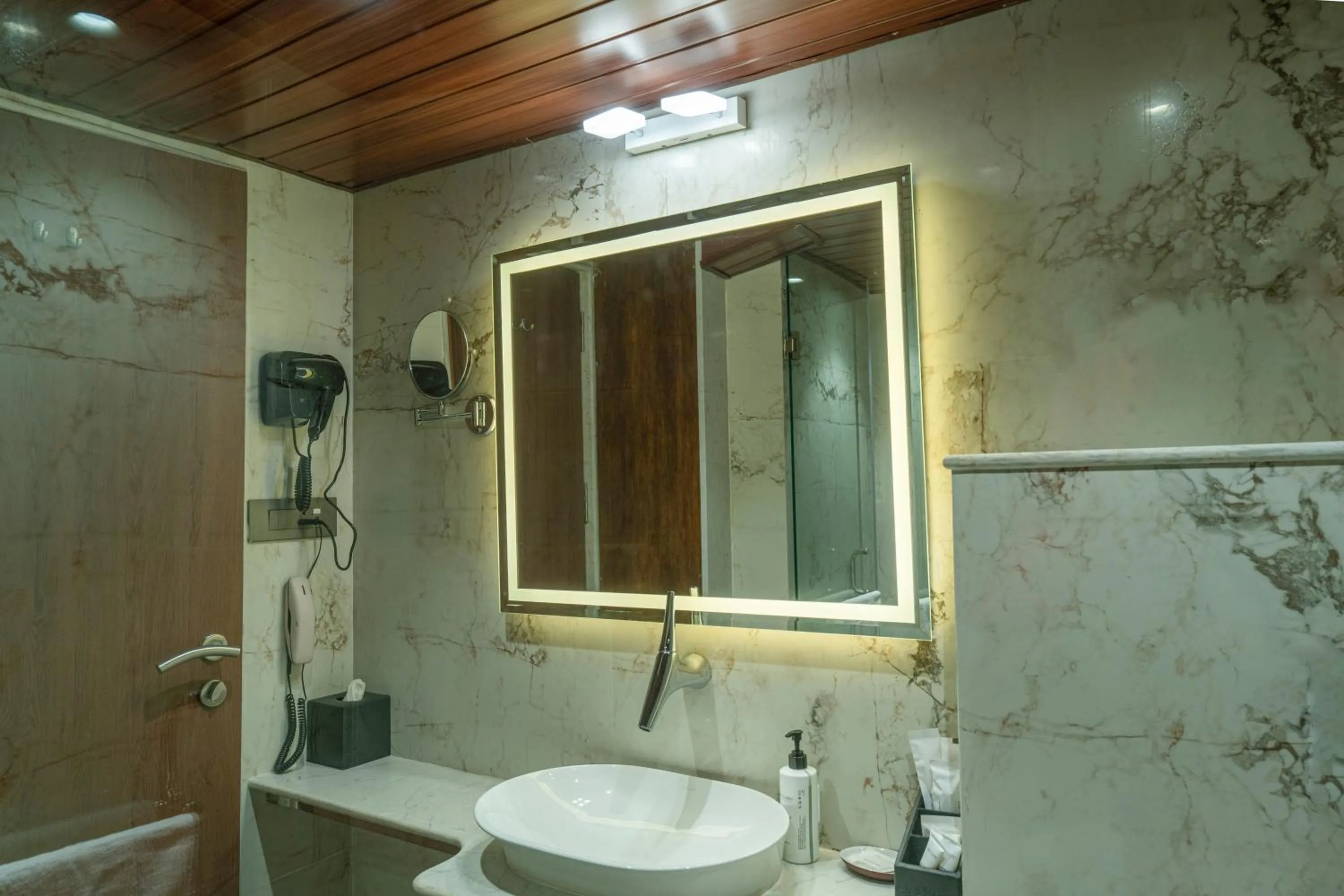 Bathroom in Clarks Inn Suites Hyderabad Airport