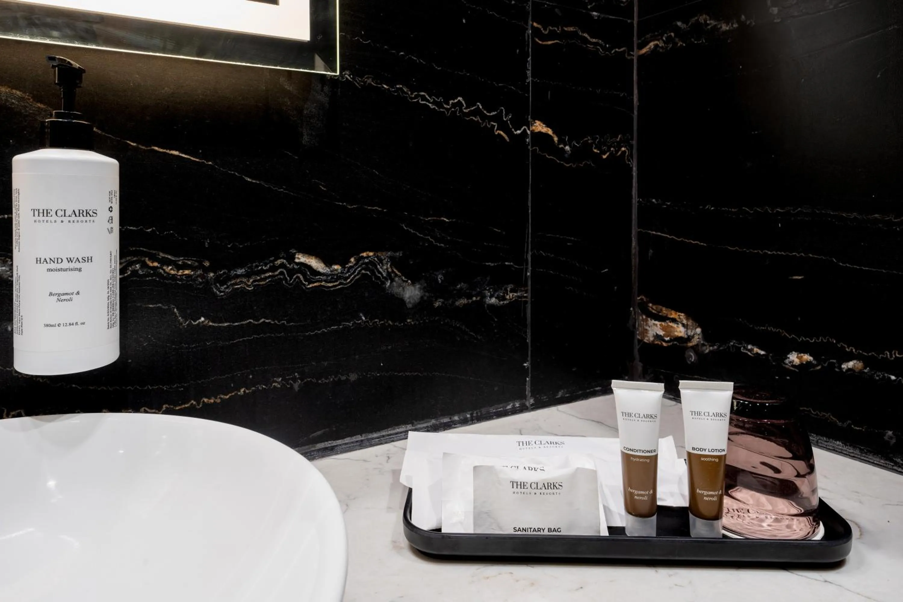 Bathroom in Clarks Inn Suites Hyderabad Airport