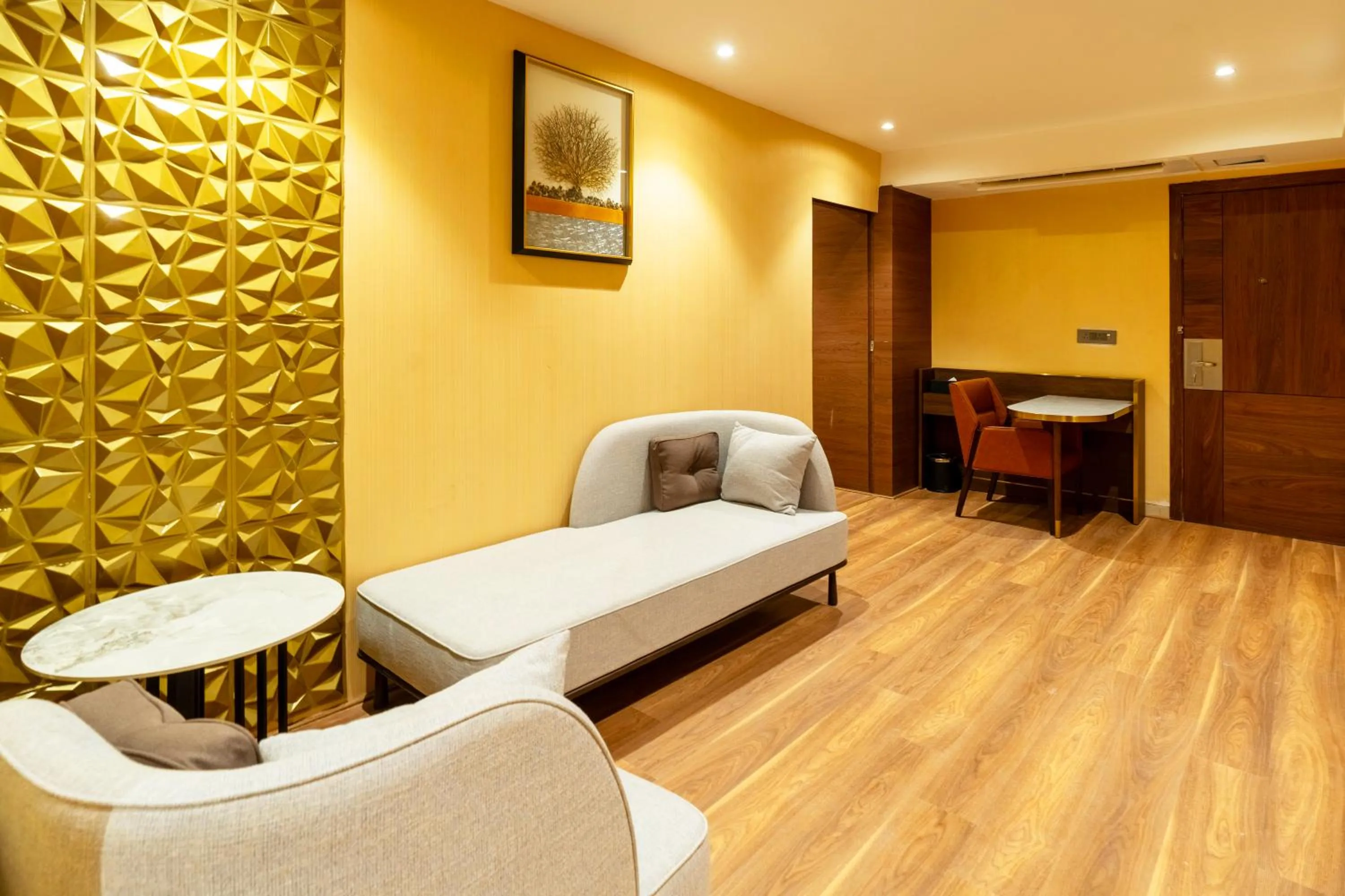 Living room in Clarks Inn Suites Hyderabad Airport