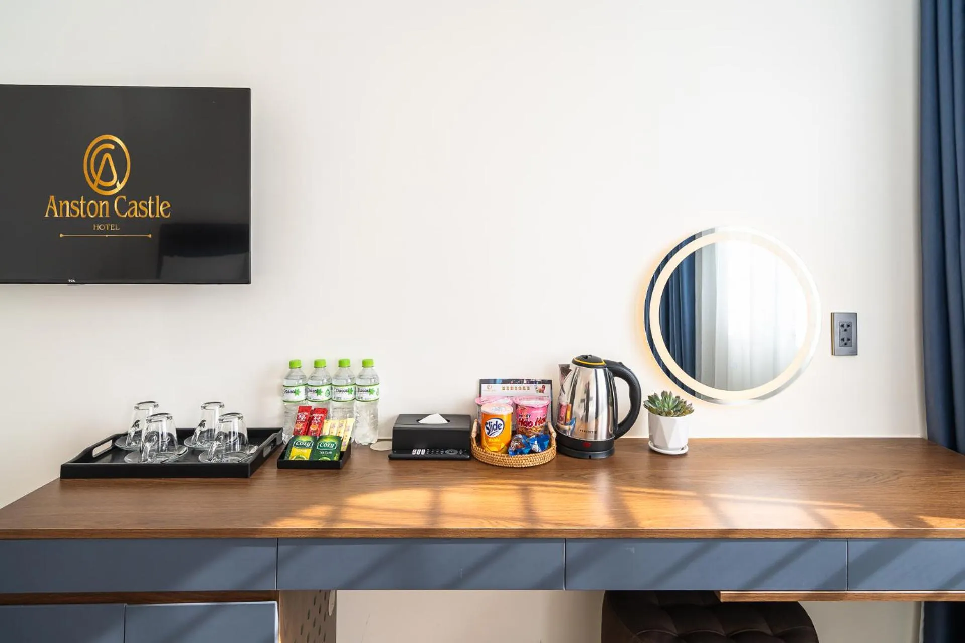 minibar in Anston Castle Hotel Phu Quoc Sunset Town