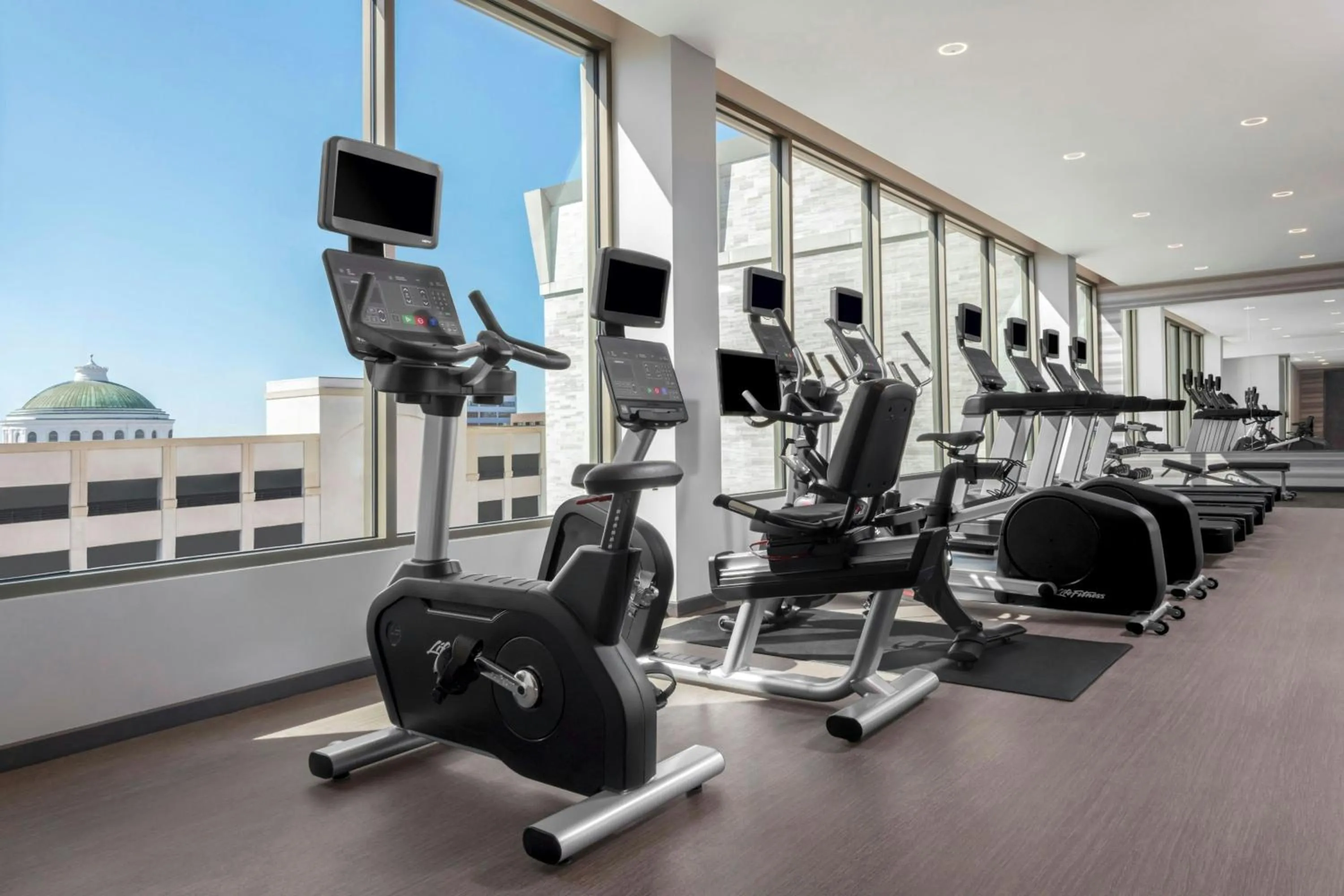Fitness centre/facilities in AC Hotel by Marriott Pasadena