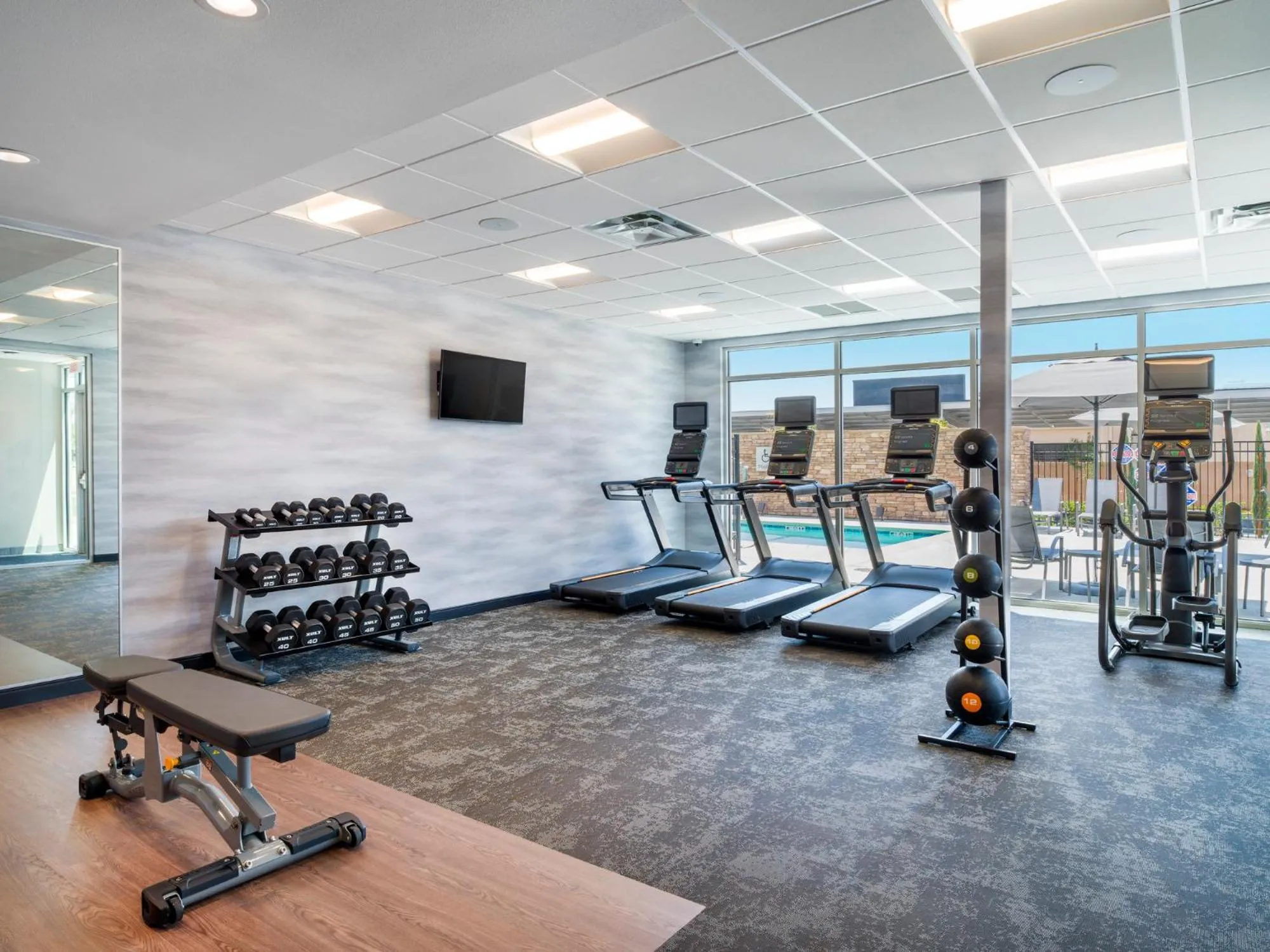 Fitness centre/facilities in Fairfield Inn & Suites Hanford
