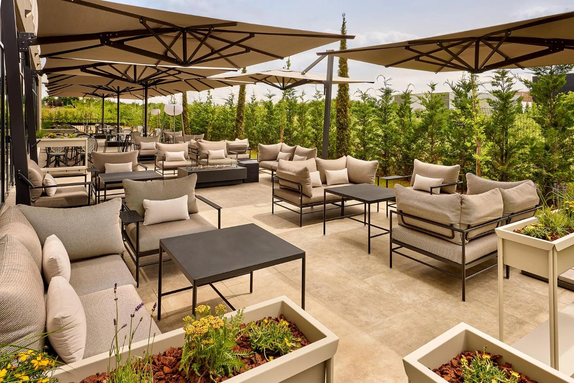 Balcony/Terrace in Courtyard by Marriott Lyon Eurexpo Stadium
