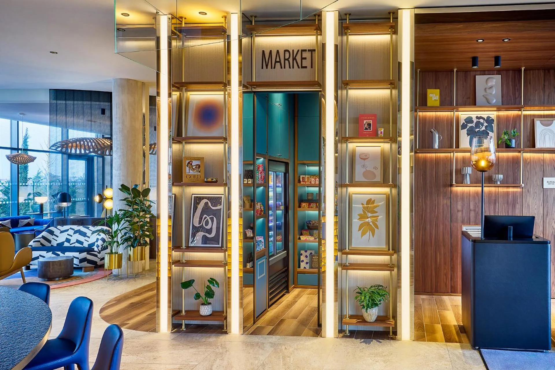 Lobby or reception in Courtyard by Marriott Lyon Eurexpo Stadium