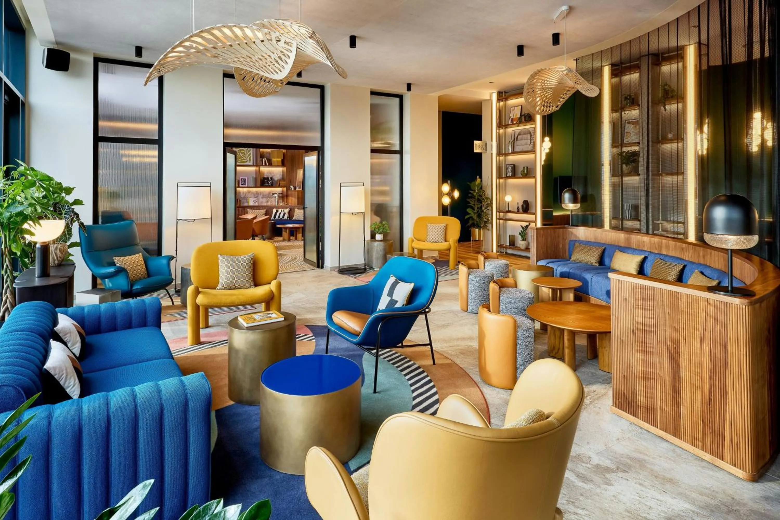 Lobby or reception in Courtyard by Marriott Lyon Eurexpo Stadium