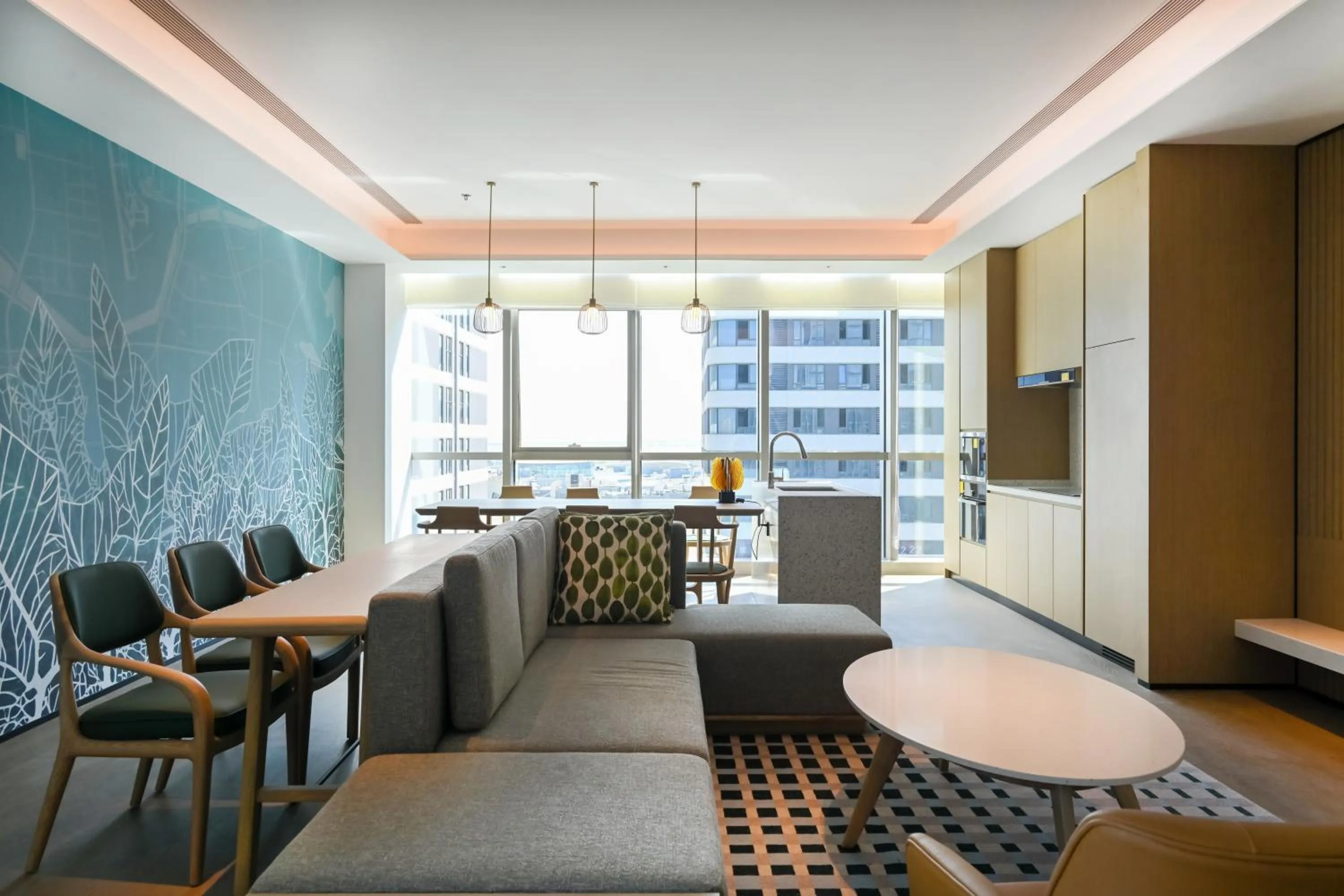 Seating area in Element Qingdao