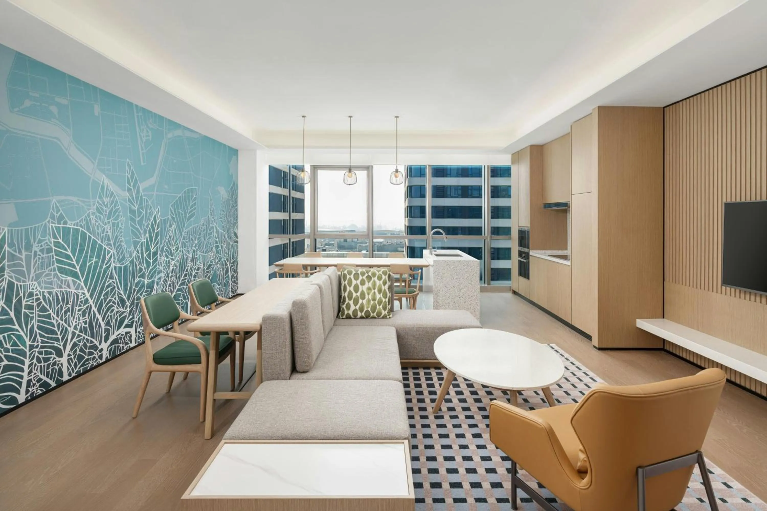 Living room in Element Qingdao