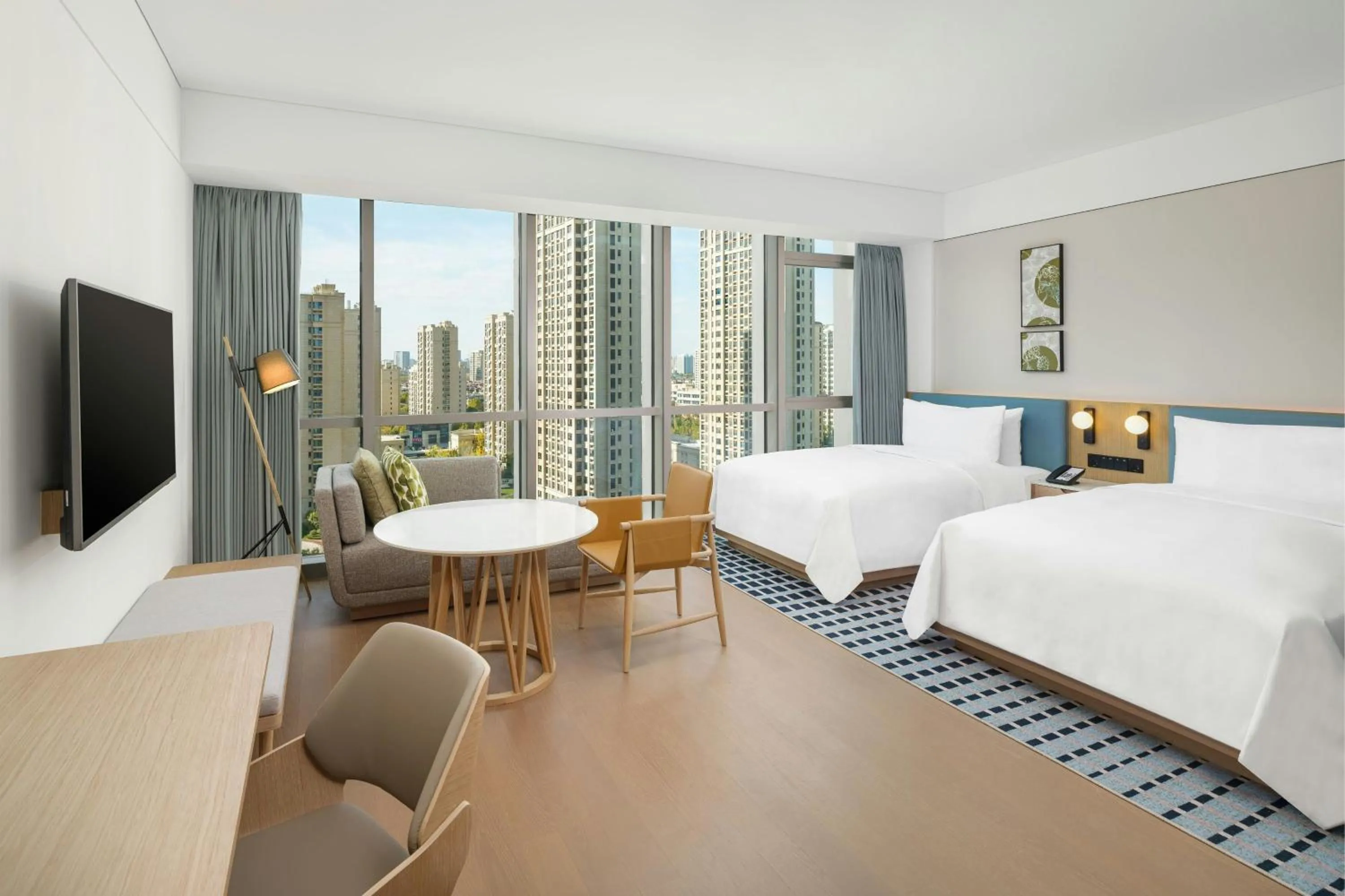 Photo of the whole room, Bed in Element Qingdao