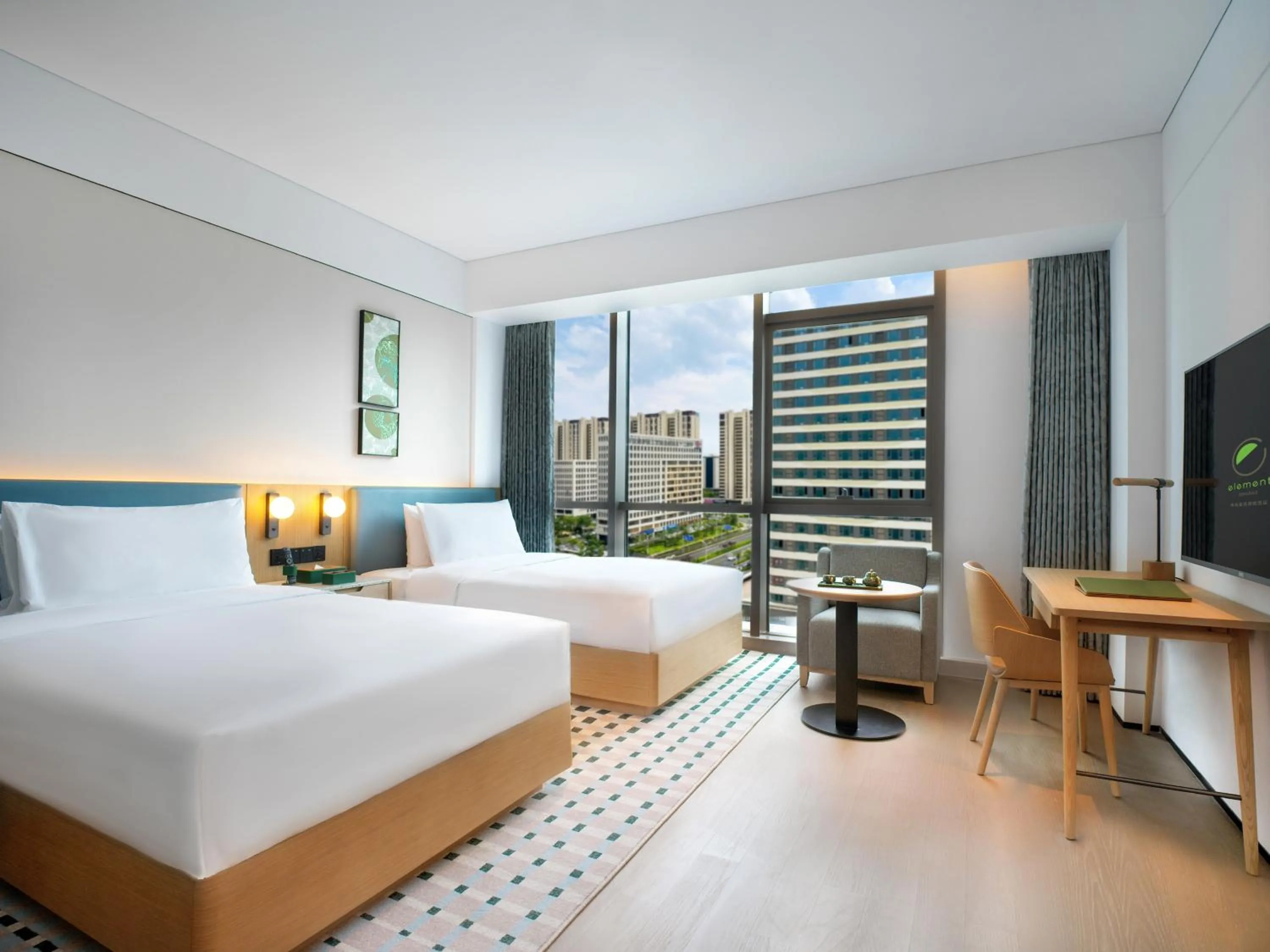 Bedroom, Bed in Element Qingdao