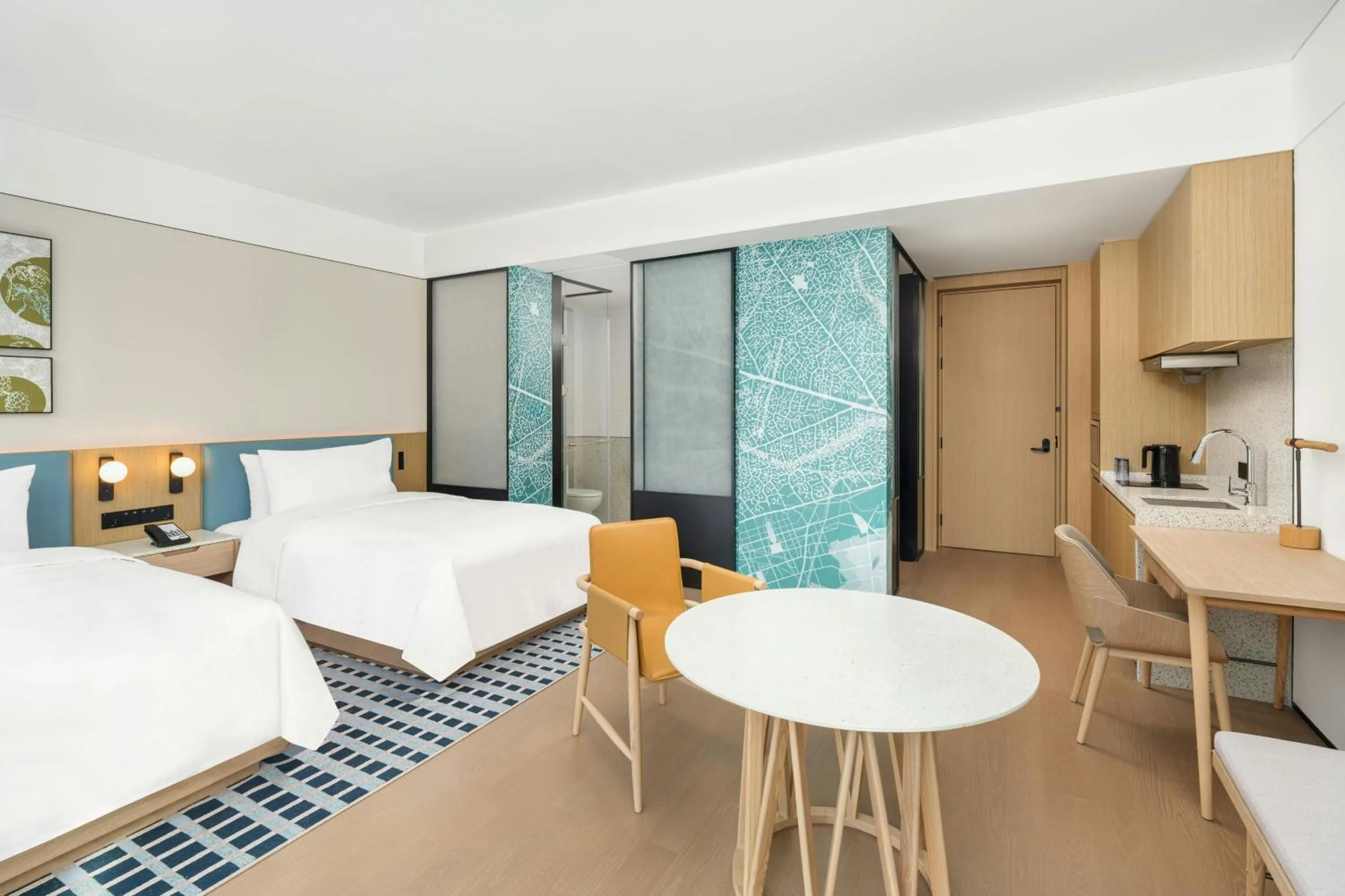 Photo of the whole room, Bed in Element Qingdao