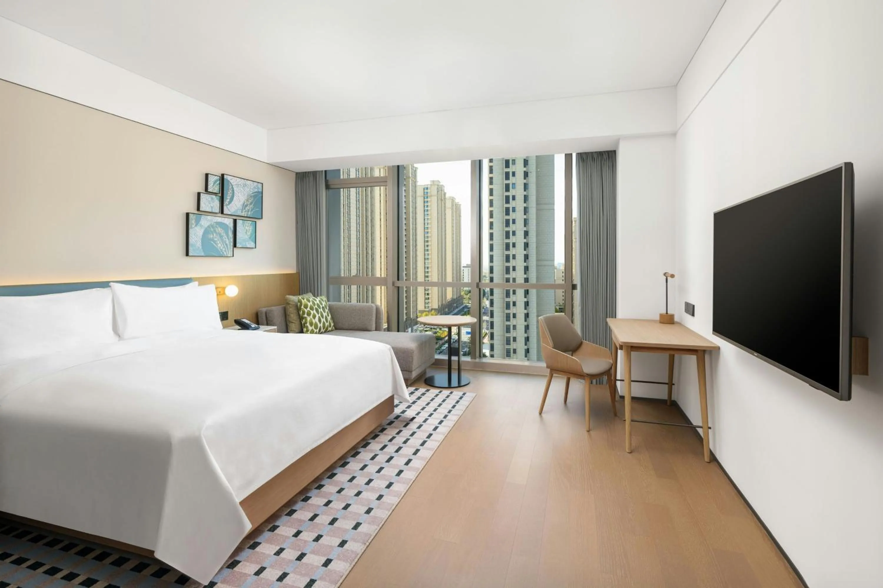 Bedroom, Bed in Element Qingdao