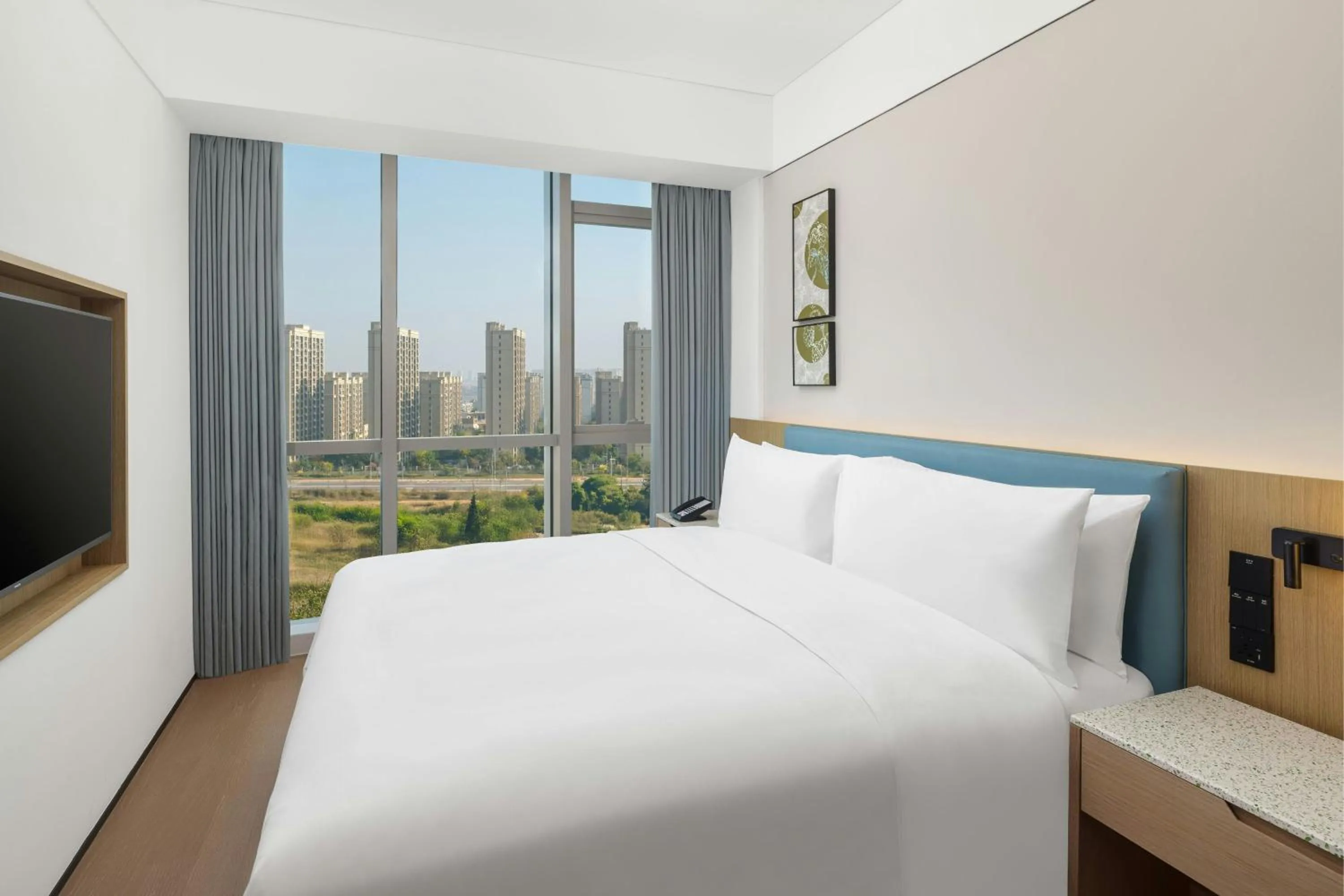 Bedroom, Bed in Element Qingdao