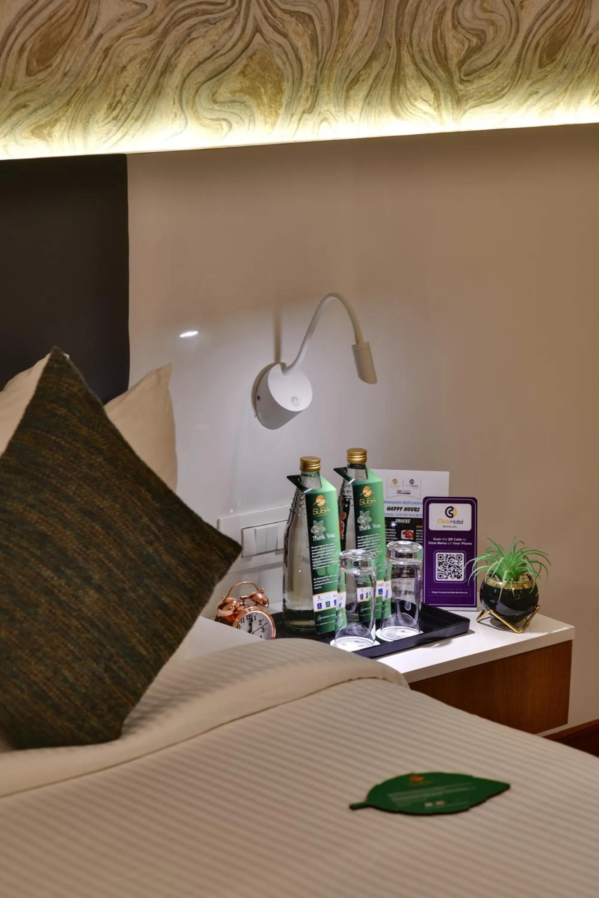 Bed in Click Hotel Vista-Kempegowda Airport