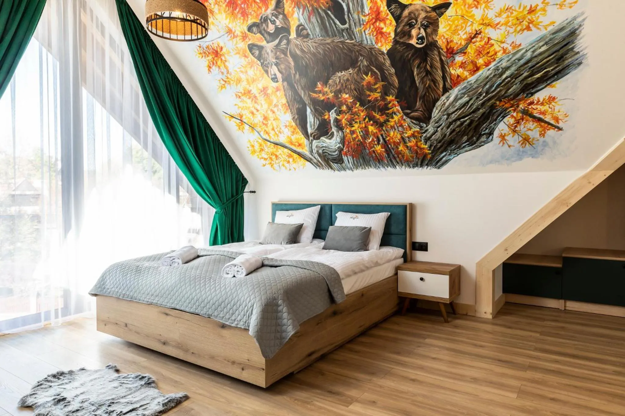 Bed in Oberconiówka Residence SPA - Mountain Base - Jaccuzi&Sauna