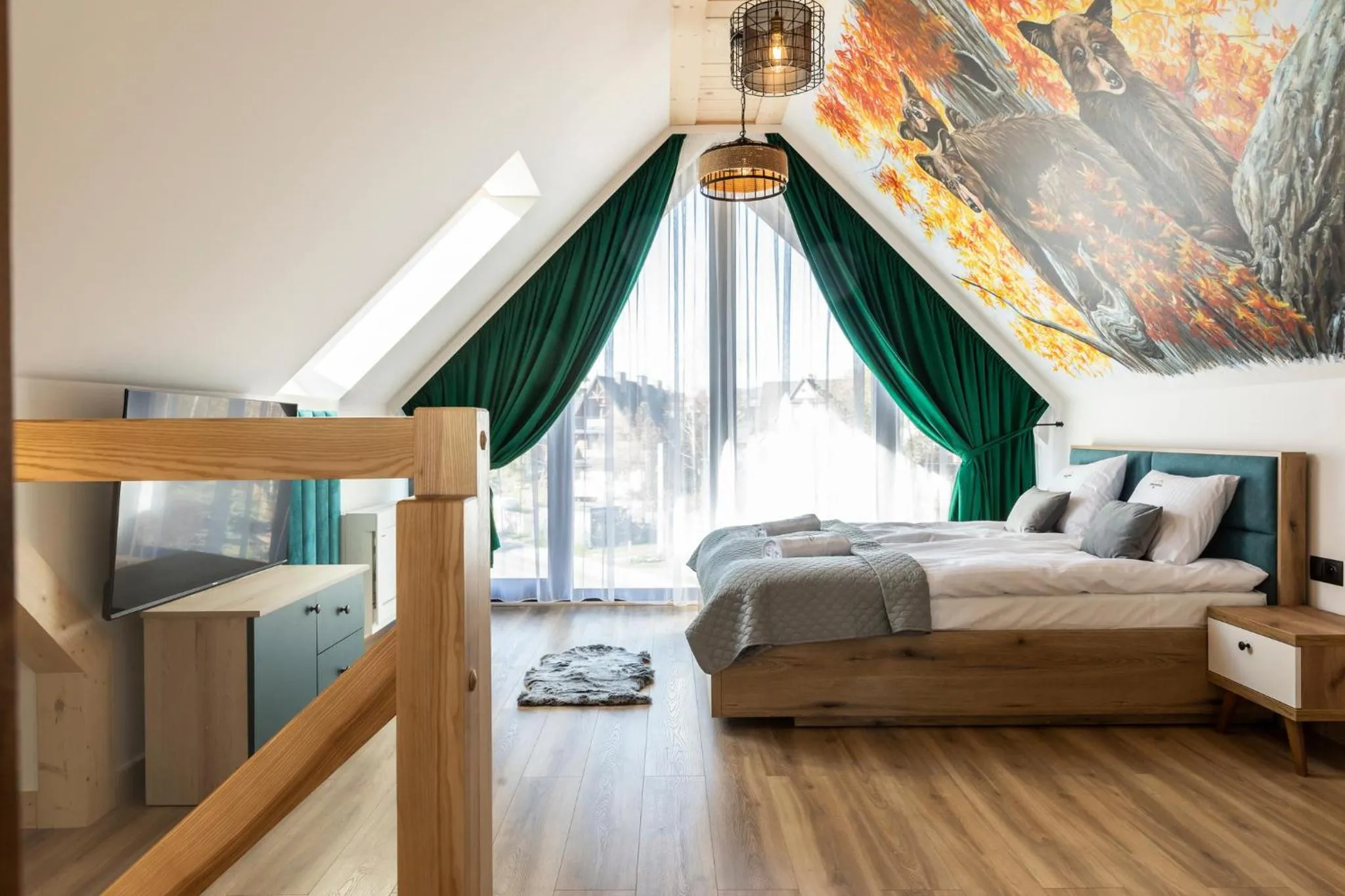 Bed in Oberconiówka Residence SPA - Mountain Base - Jaccuzi&Sauna