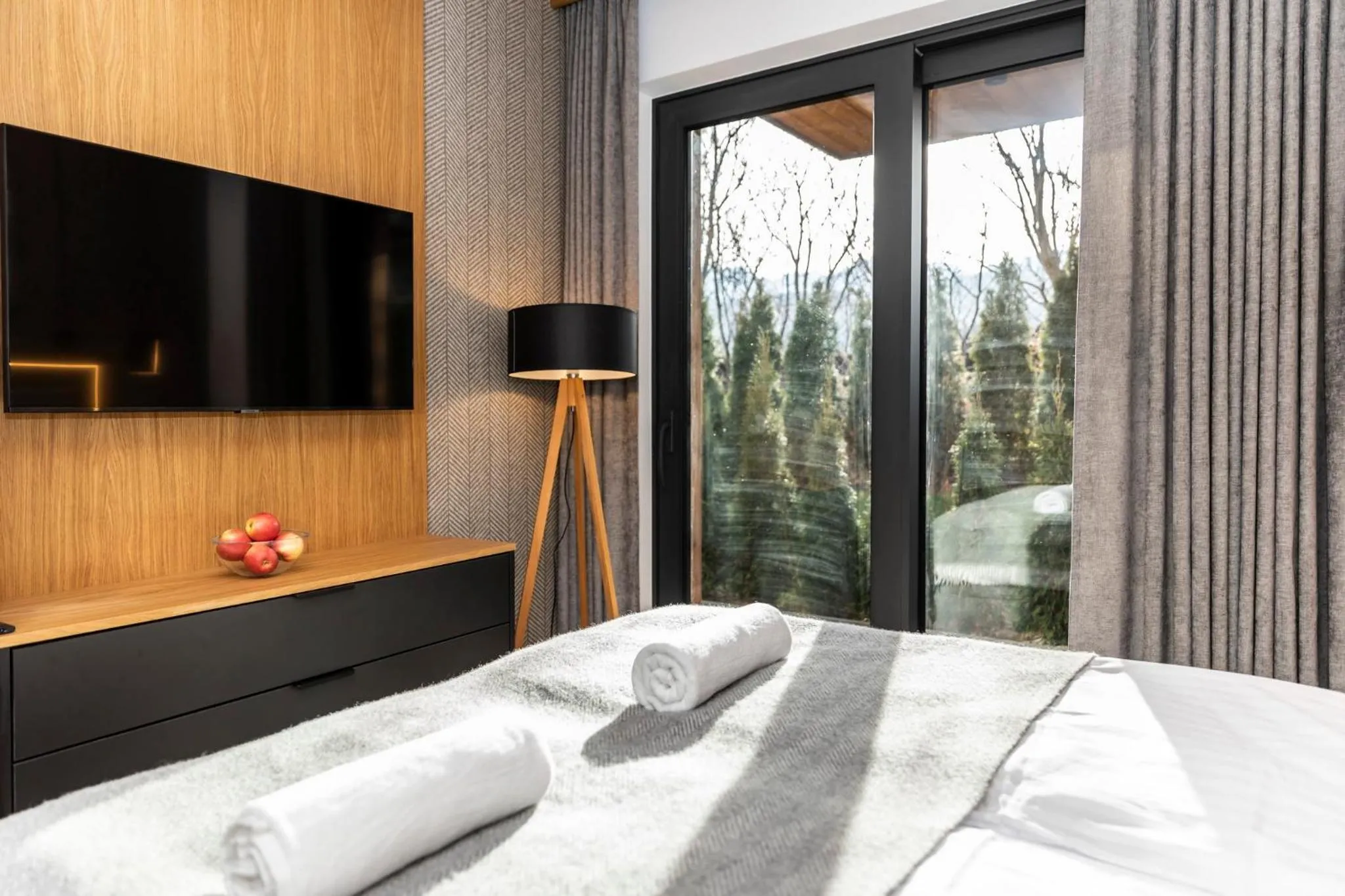 Bed in Oberconiówka Residence SPA - Mountain Base - Jaccuzi&Sauna