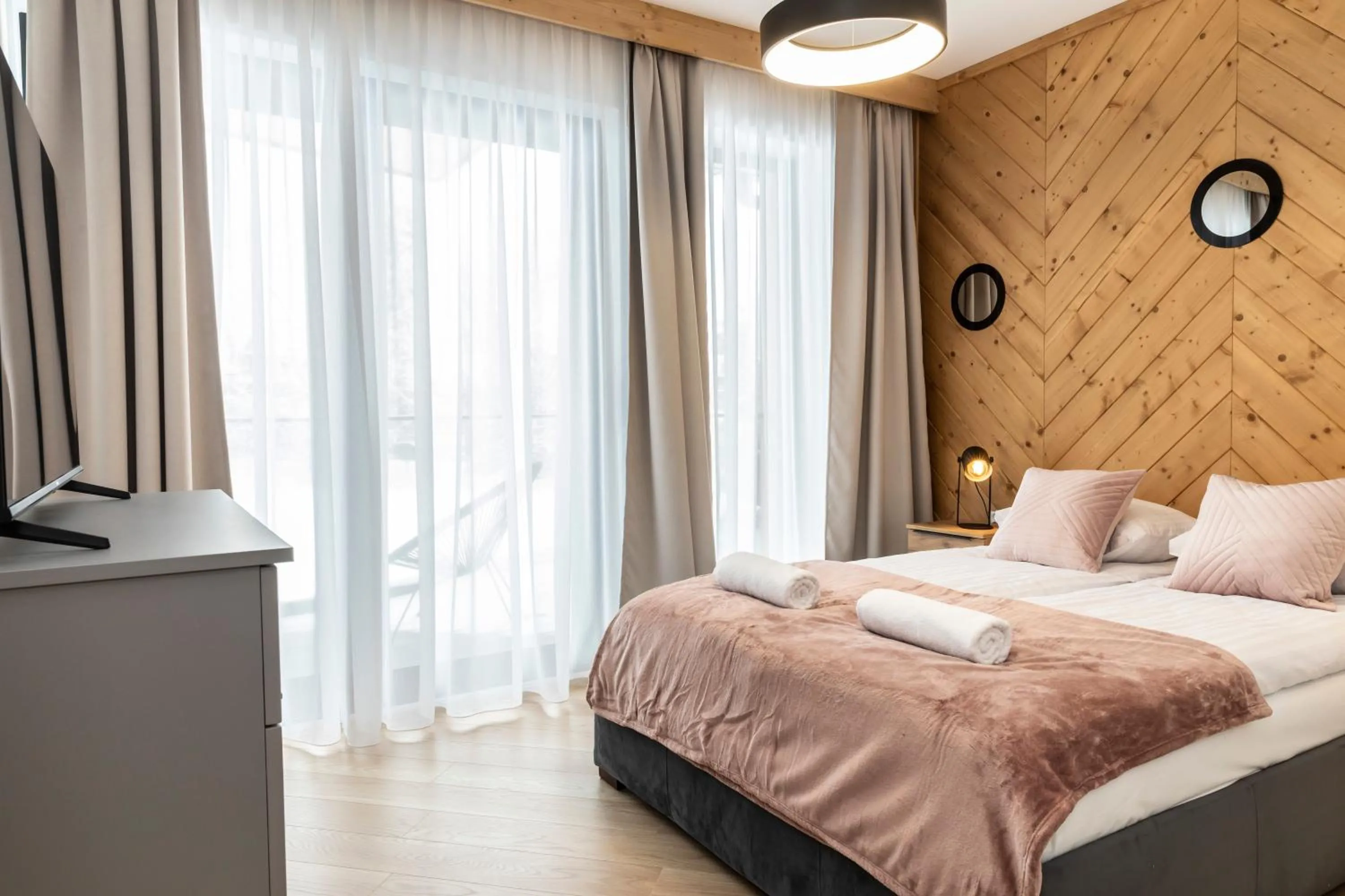 Bed in Oberconiówka Residence SPA - Mountain Base - Jaccuzi&Sauna