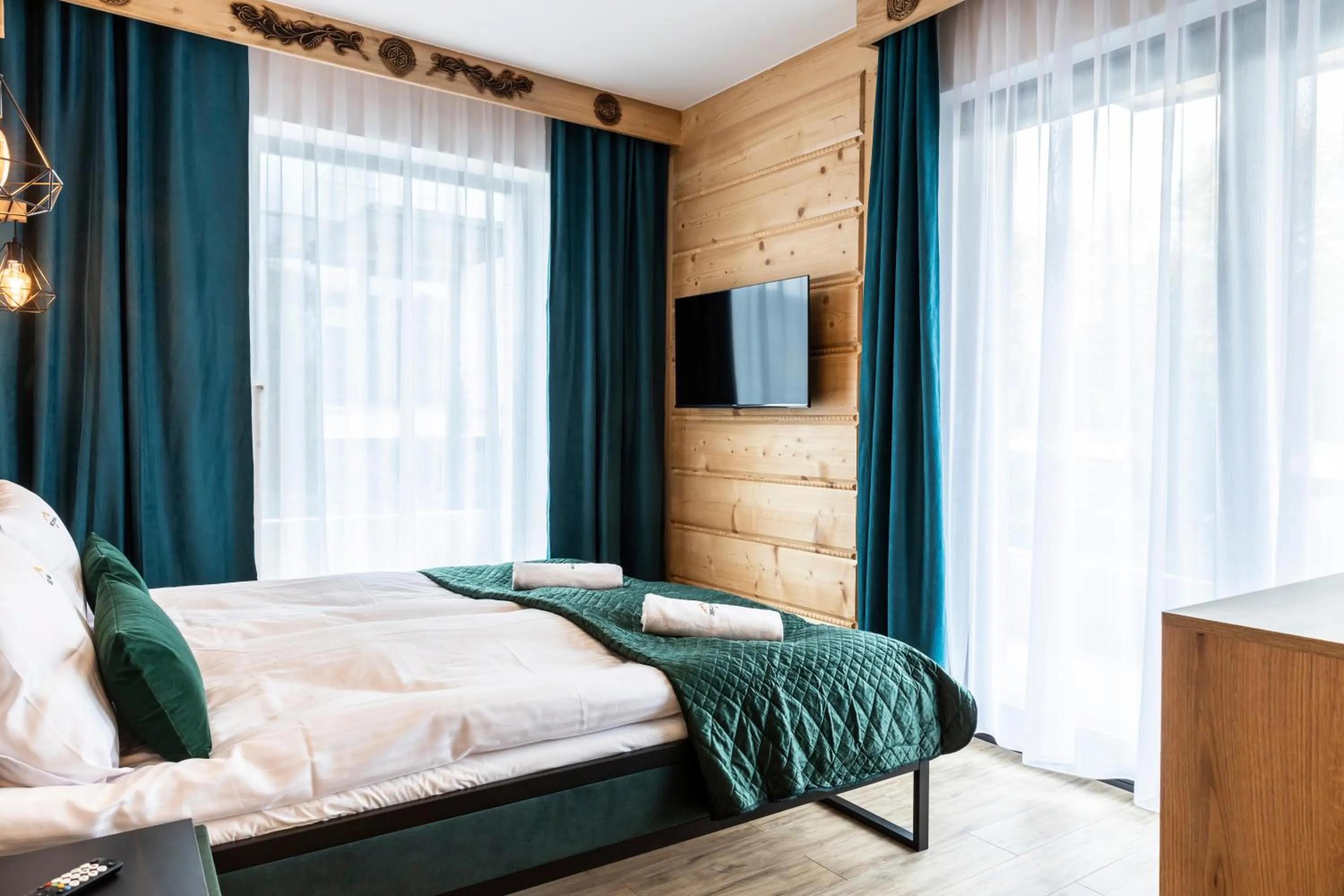 Bed in Oberconiówka Residence SPA - Mountain Base - Jaccuzi&Sauna