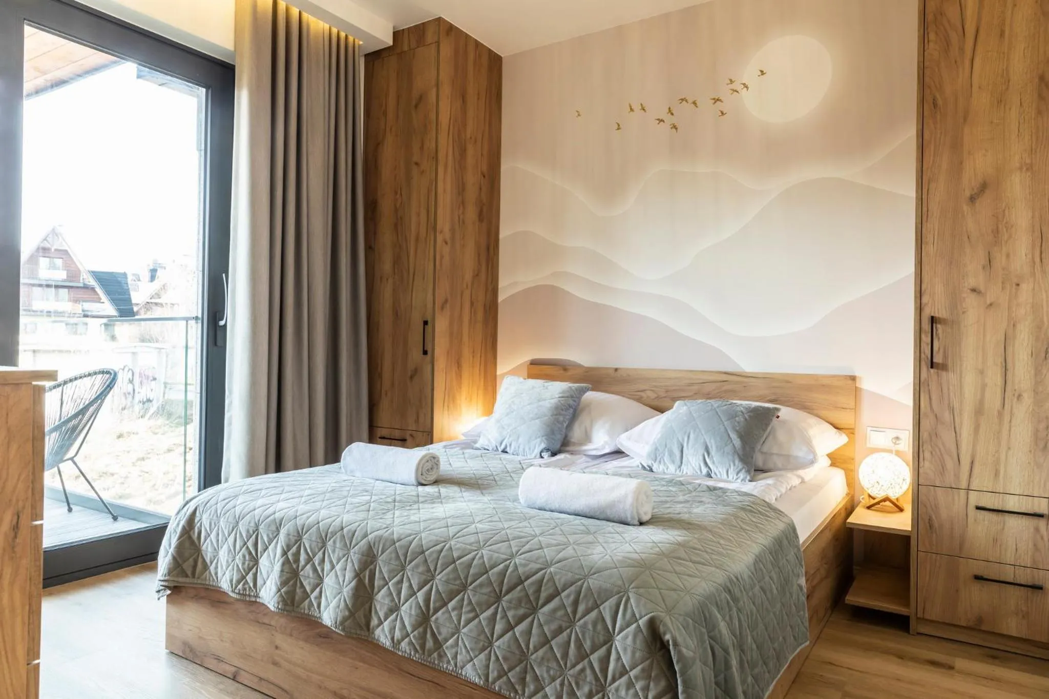 Bed in Oberconiówka Residence SPA - Mountain Base - Jaccuzi&Sauna