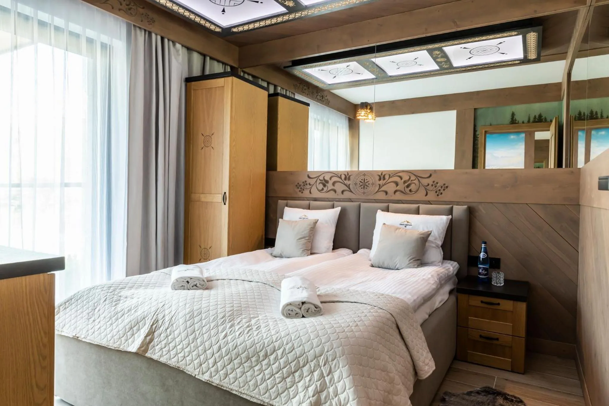 Bed in Oberconiówka Residence SPA - Mountain Base - Jaccuzi&Sauna