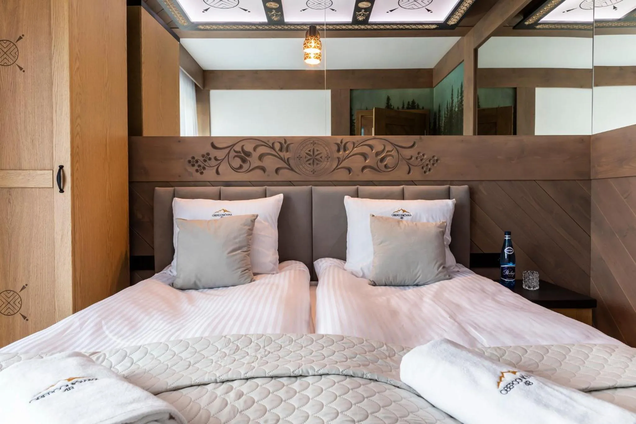 Bed in Oberconiówka Residence SPA - Mountain Base - Jaccuzi&Sauna