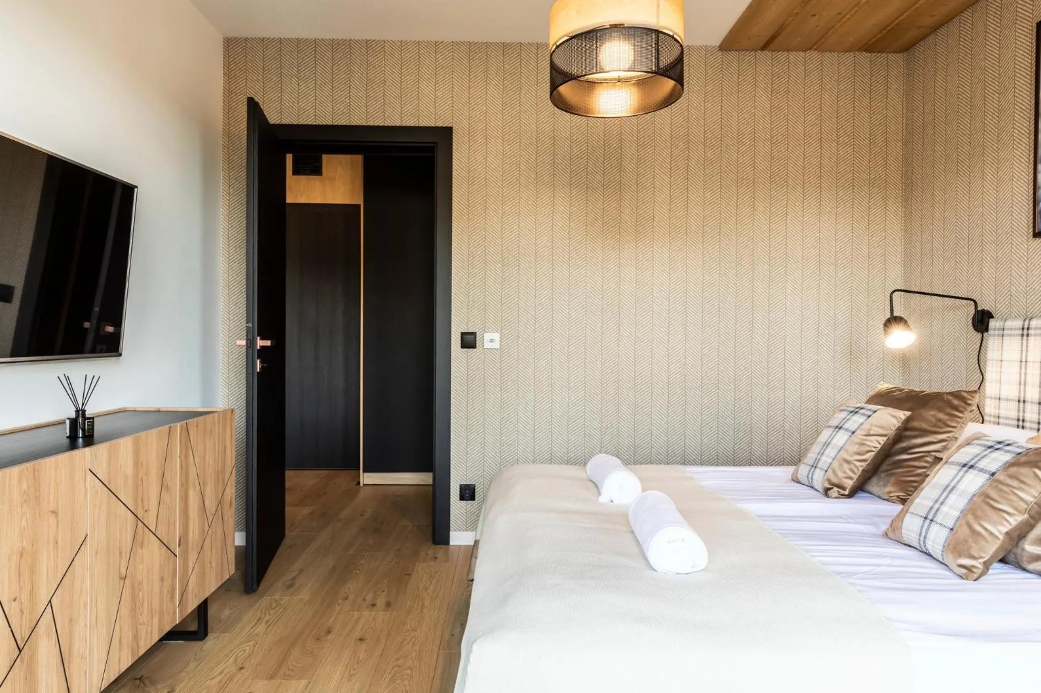Bed in Oberconiówka Residence SPA - Mountain Base - Jaccuzi&Sauna