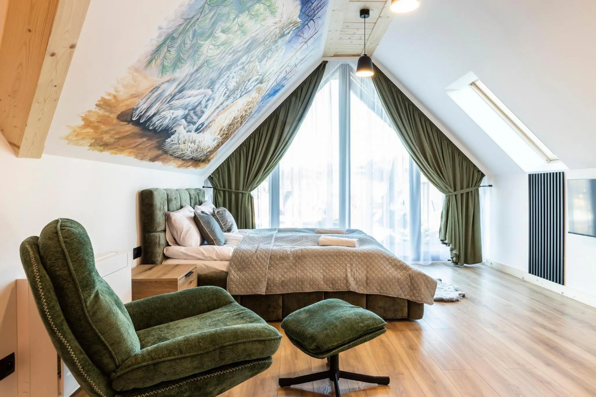 Bed in Oberconiówka Residence SPA - Mountain Base - Jaccuzi&Sauna