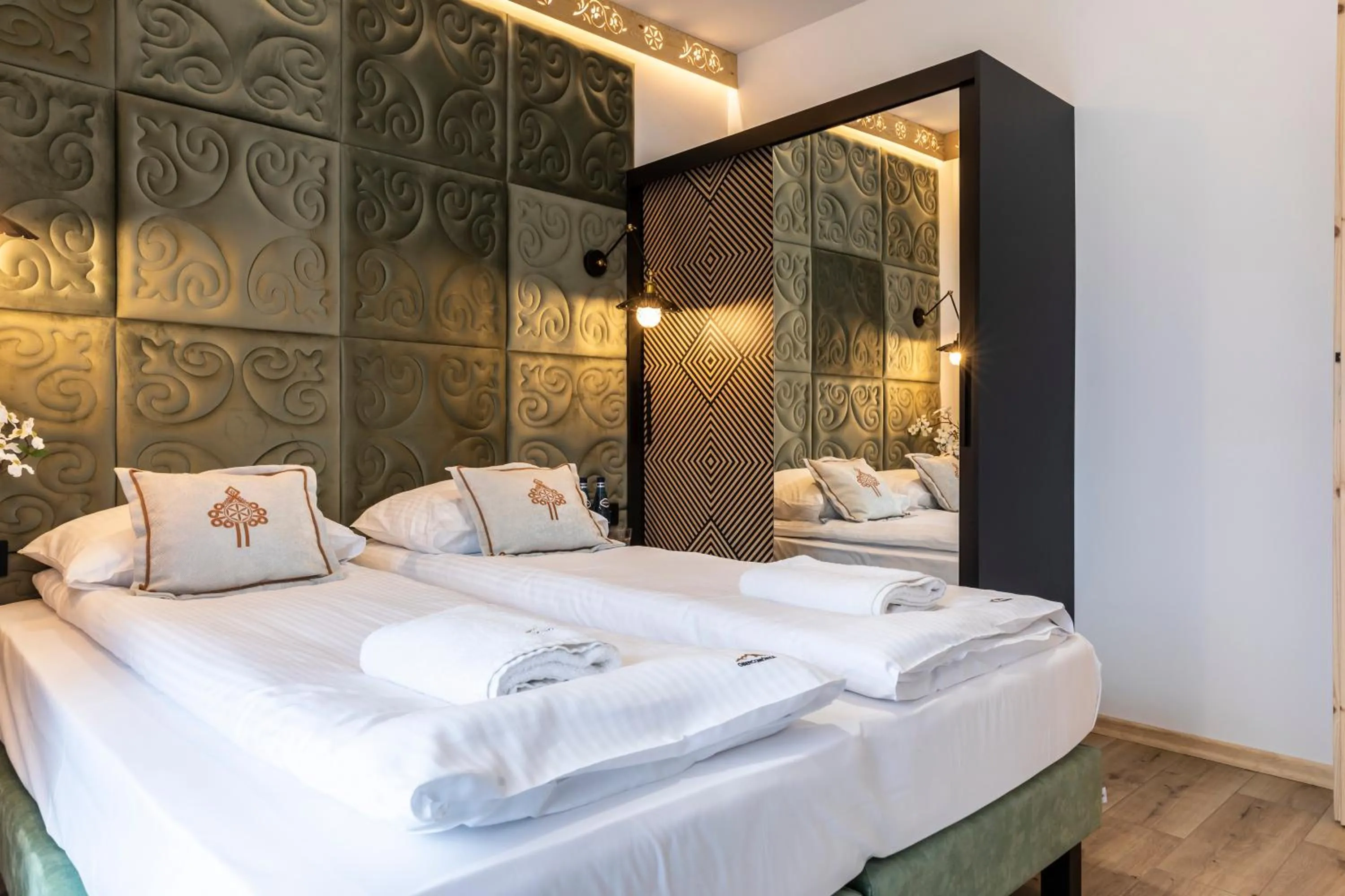 Bed in Oberconiówka Residence SPA - Mountain Base - Jaccuzi&Sauna