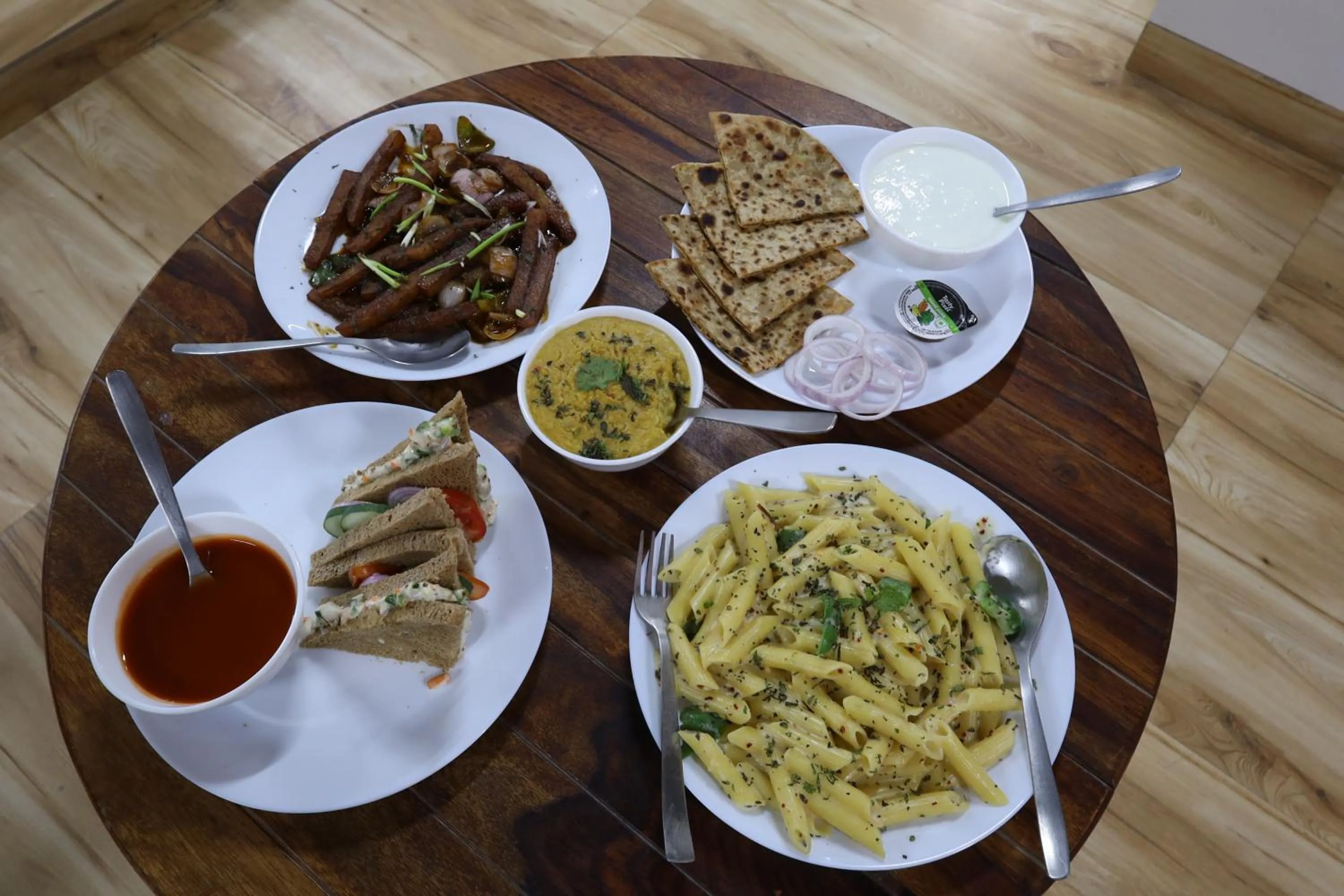 Food close-up in Wandr Hotel Medicity Gurugram, Near Medanta Hospital