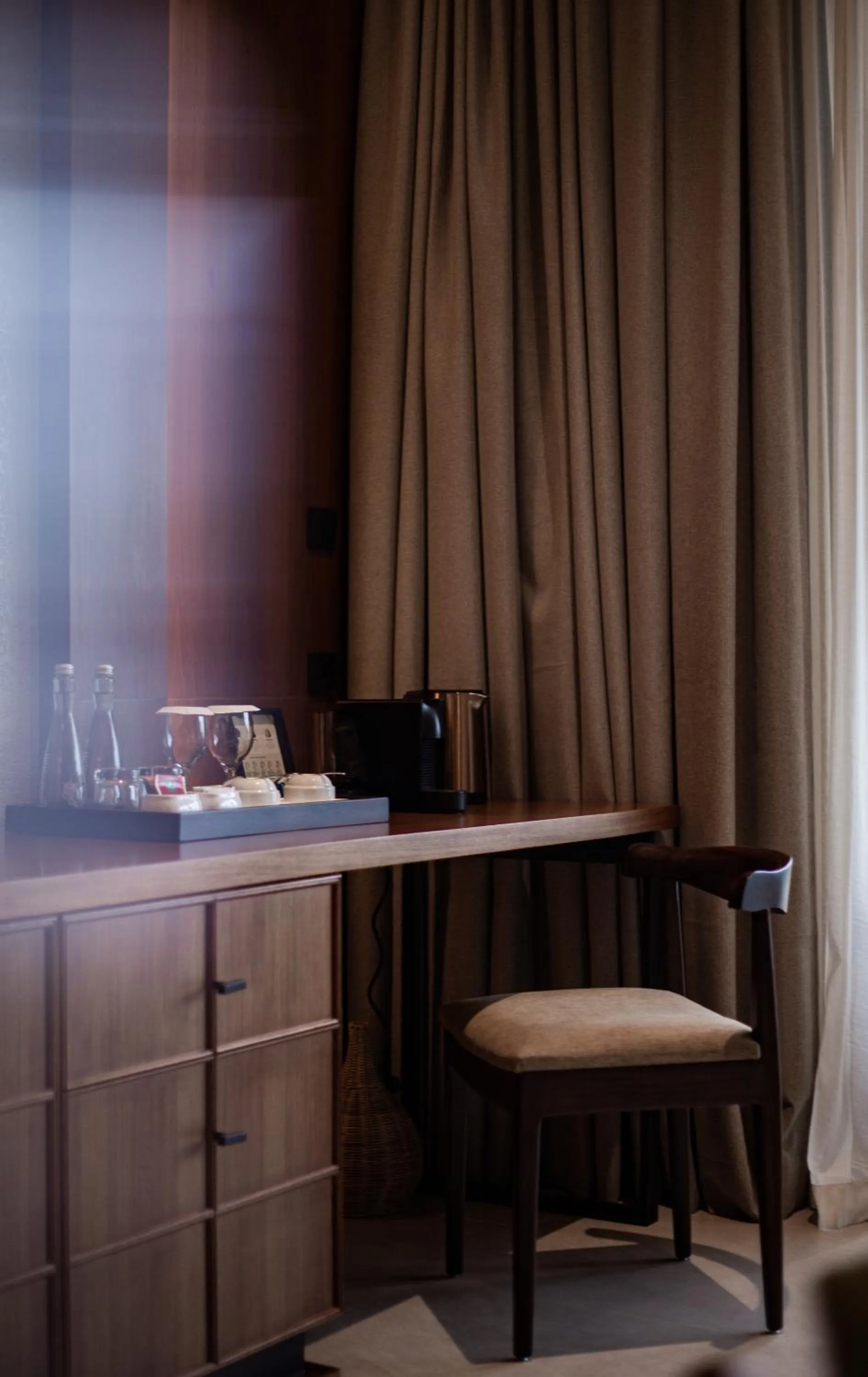 Seating area in Plataran Puncak Suites