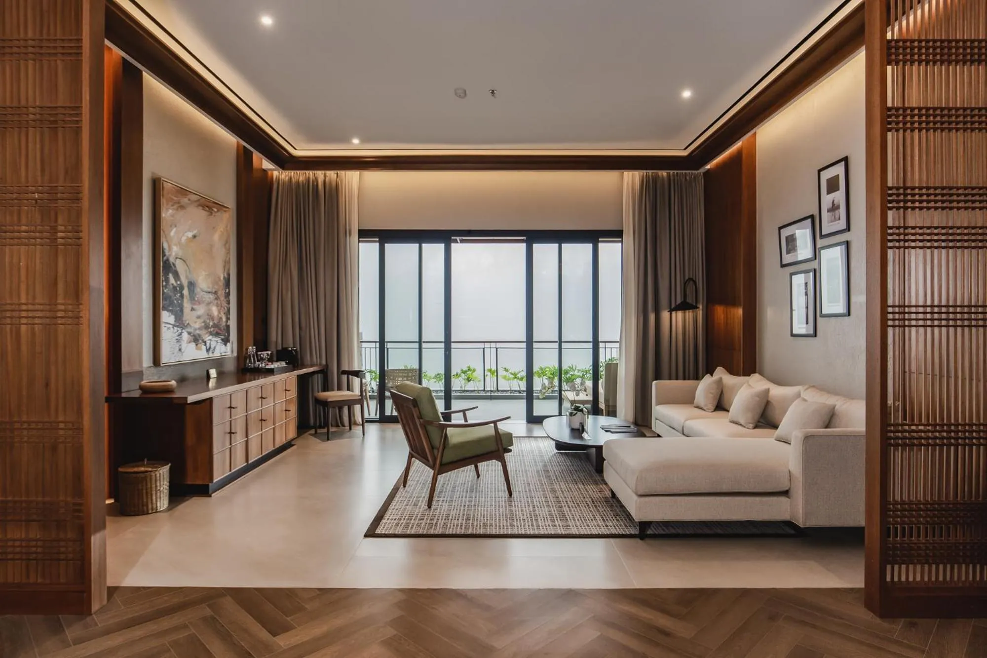 Living room in Plataran Puncak Suites