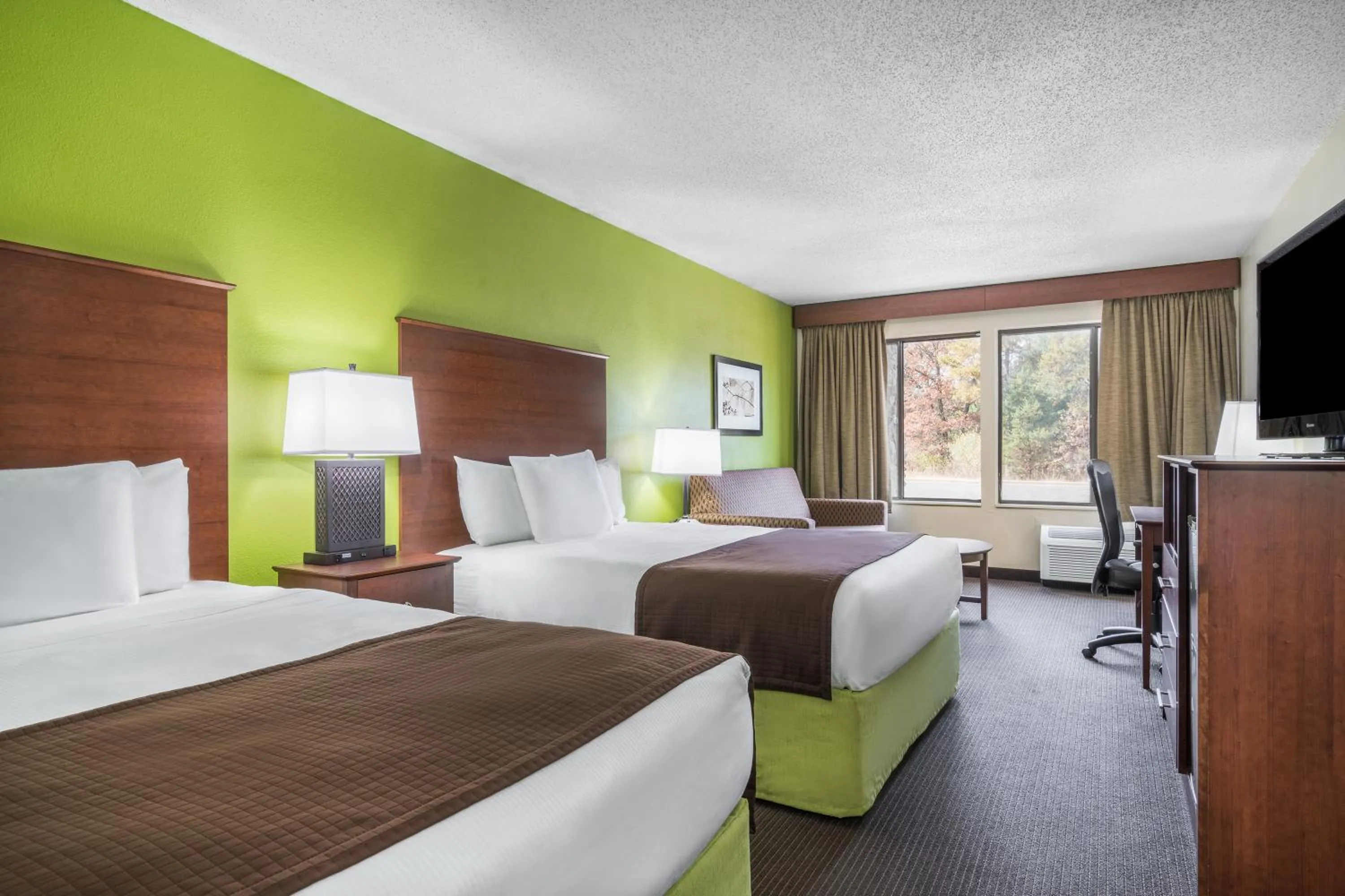 Photo of the whole room, Bed in AmericInn by Wyndham Black River Falls I-94 on ATV Trail