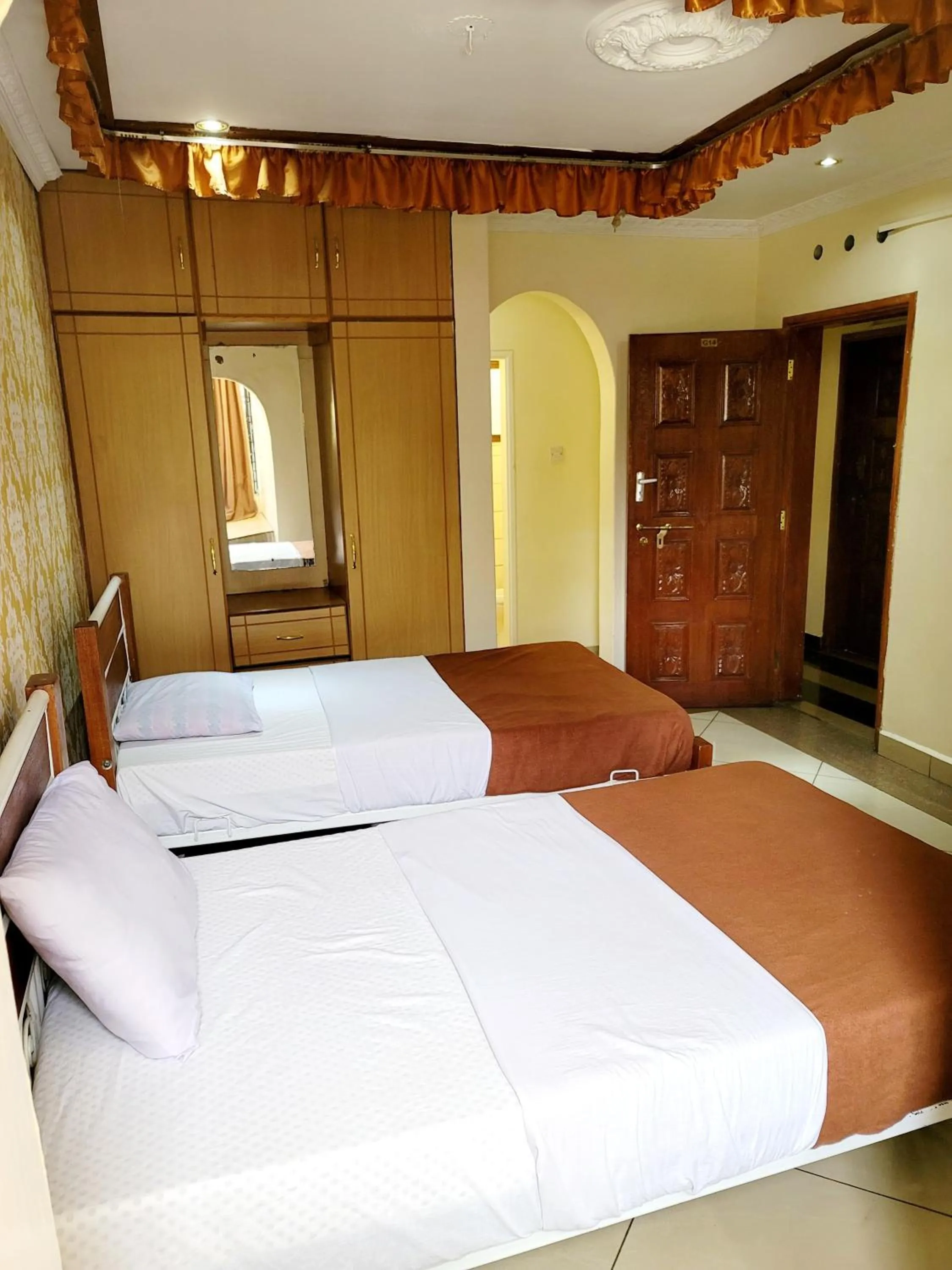 Bed in Nairobi Glory Palace Hotel