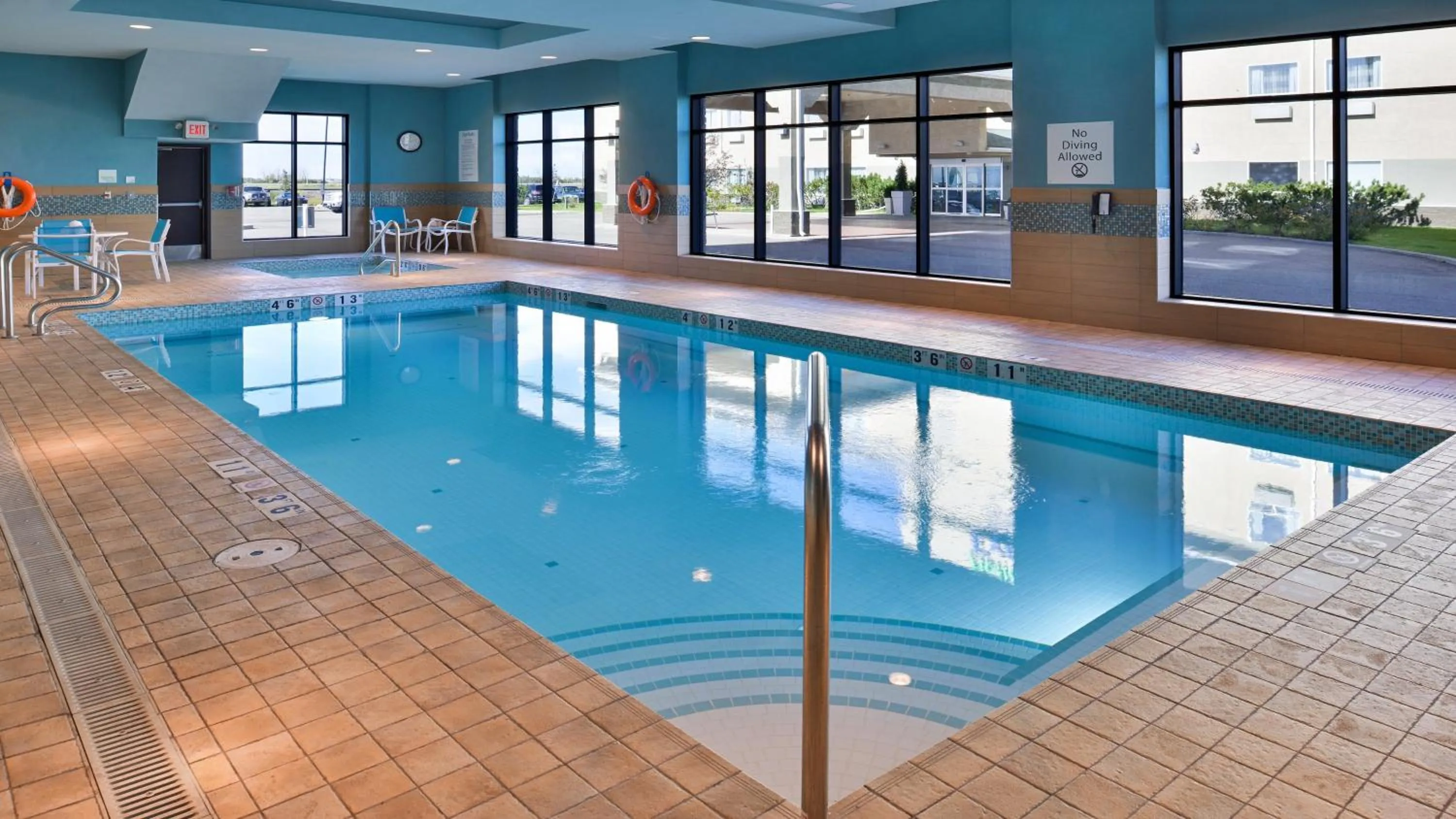 Swimming pool in Holiday Inn Hotel & Suites Edmonton Airport Conference Centre by IHG