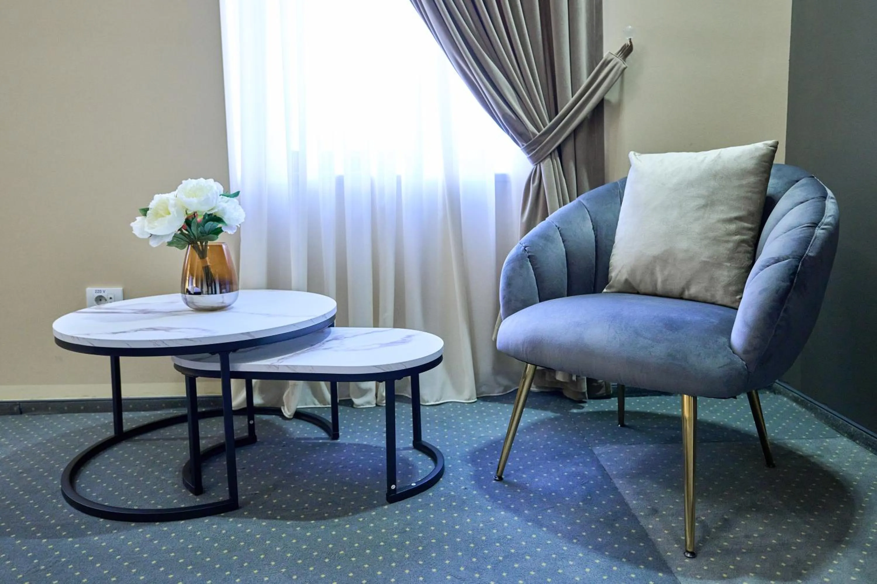 Seating area in G Danube Boutique Hotel