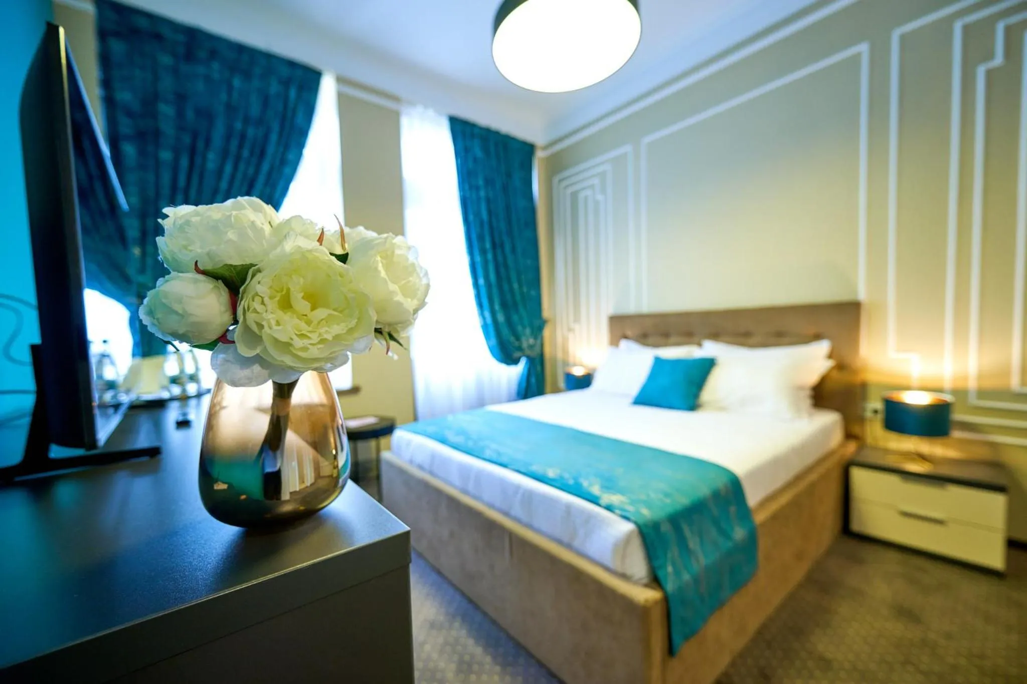 Photo of the whole room, Bed in G Danube Boutique Hotel